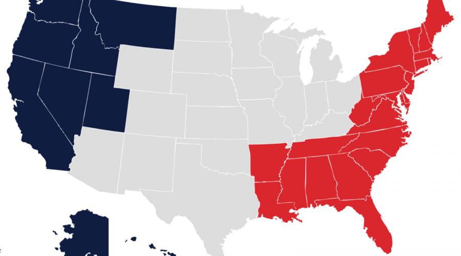 Regions & Divisions