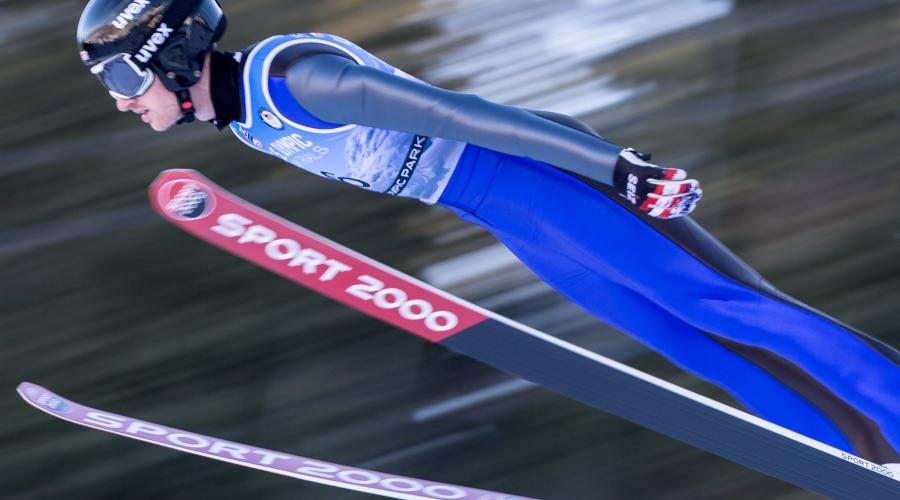 ski jumping athlete