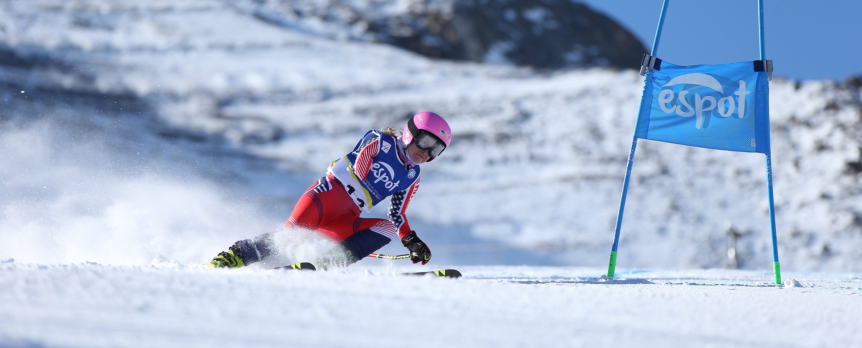Allie Johnson of The Unites States of America competing in Womens Super-G Standing at Espot 2023 FIS Para Alpine Ski World Championships, Espot, Spain, 23.01.2023 (Photo by Marcus Hartmann)