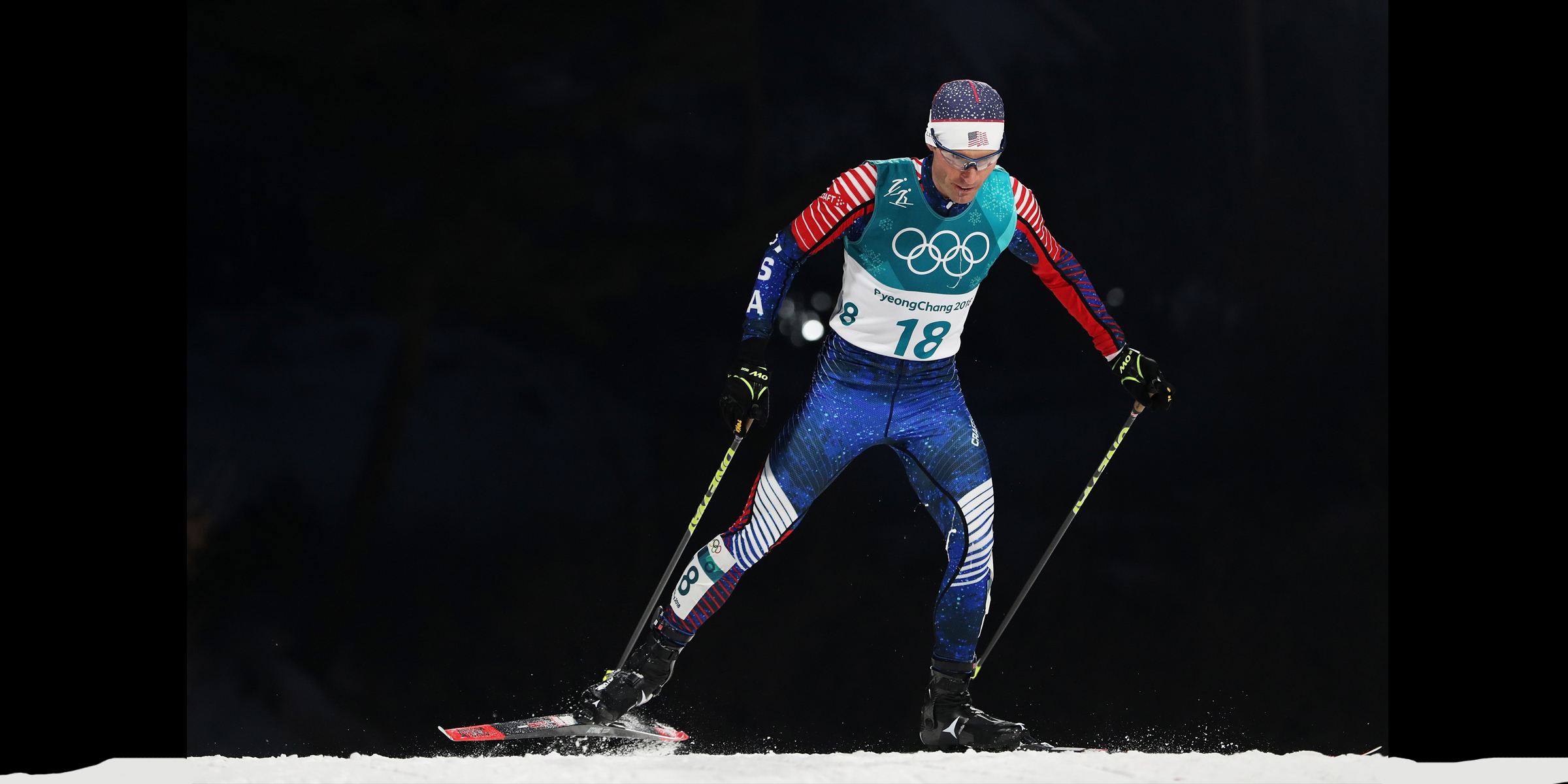 Bryan Fletcher wrapped up his final individual Olympic competition, finishing 17th Gundersen large hill/10k event. (Getty Images – Al Bello)