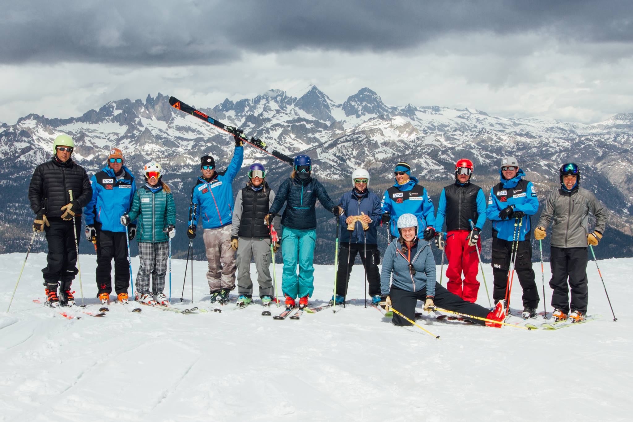 Participants at the 2019 Alpine Level 300 Certification Clinic in Mammoth, California
