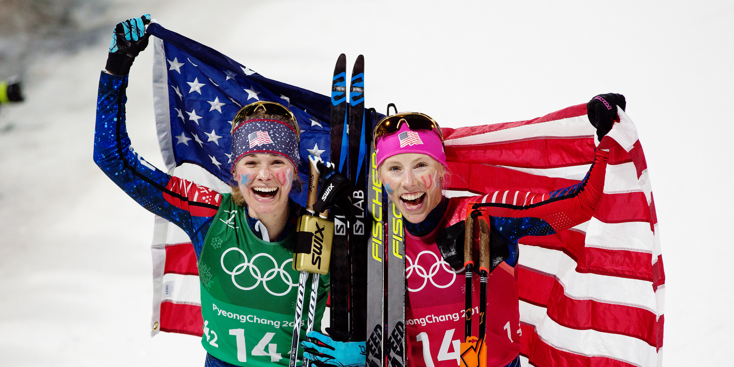 Jessie Diggins, Kikkan Randall