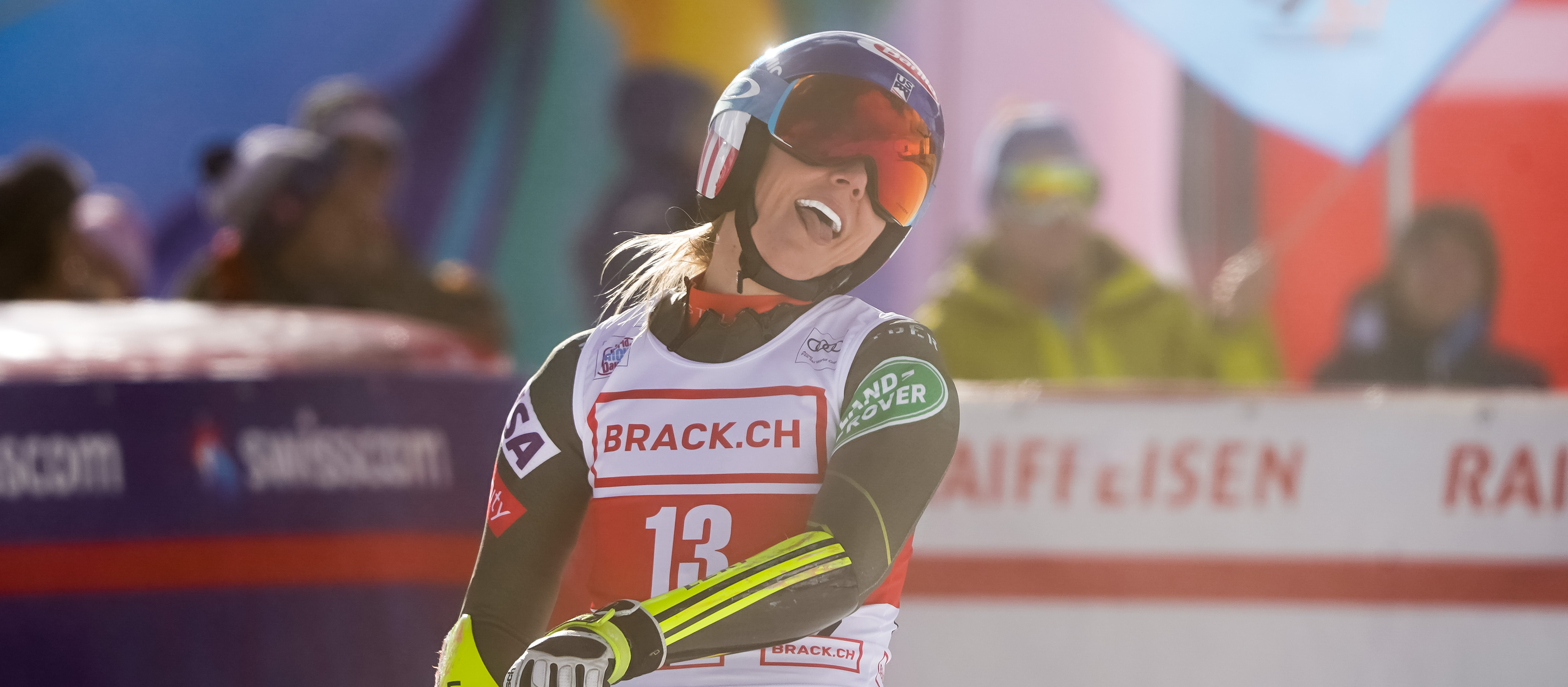 Mikaela Shiffrin Third in St. Moritz Super-G
