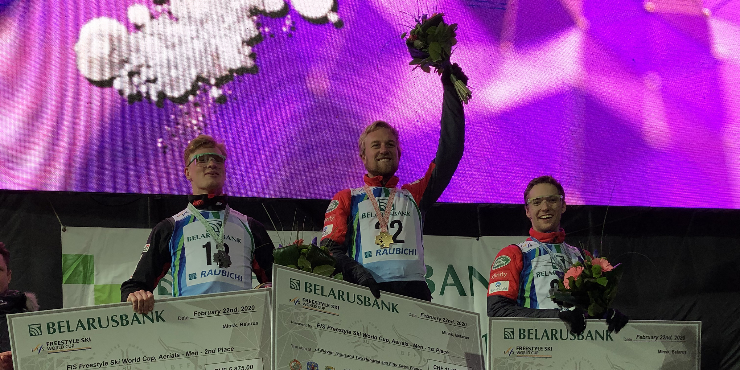 Minsk podium