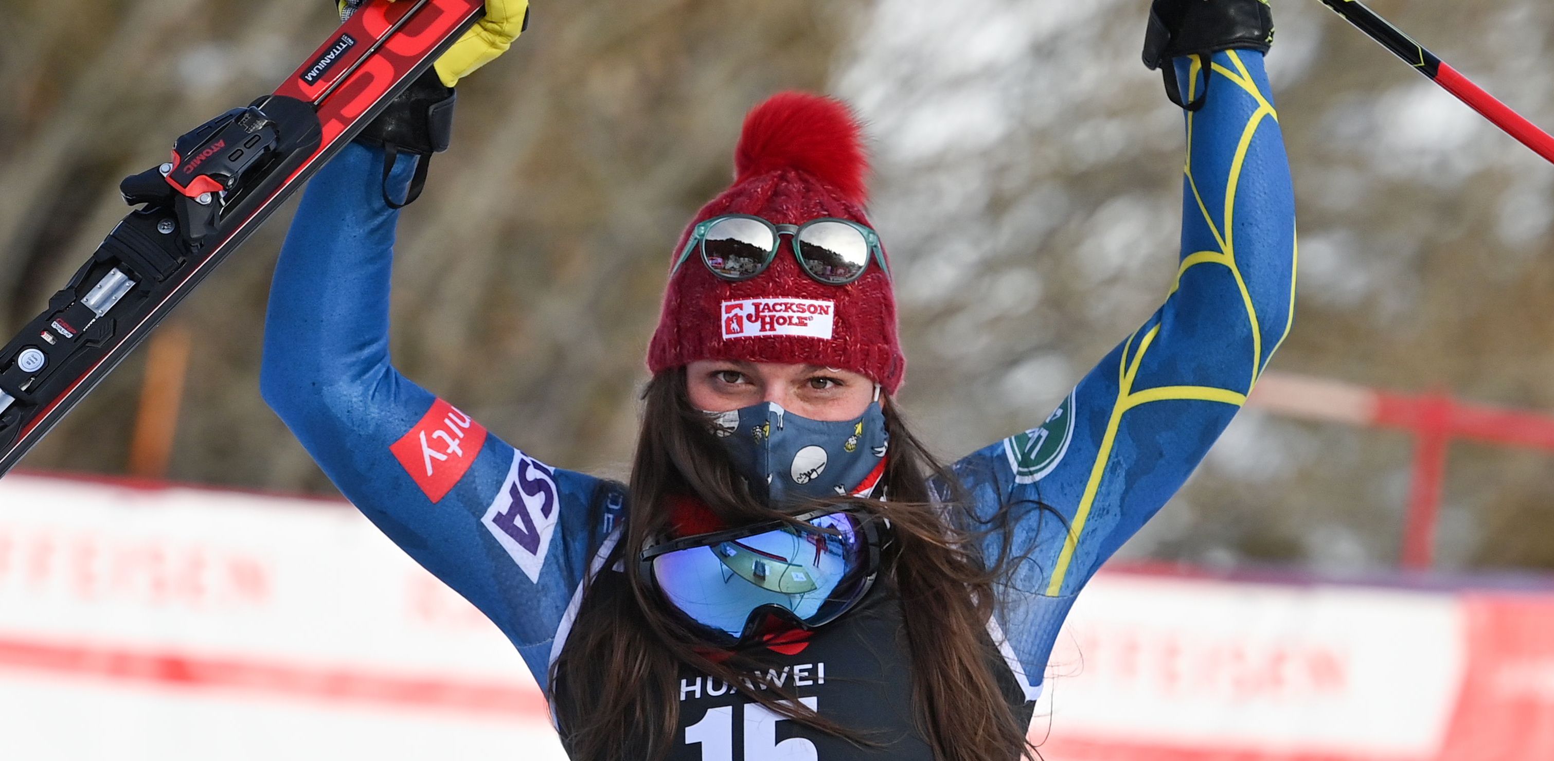 Breezy Johnson Crans Montana Third