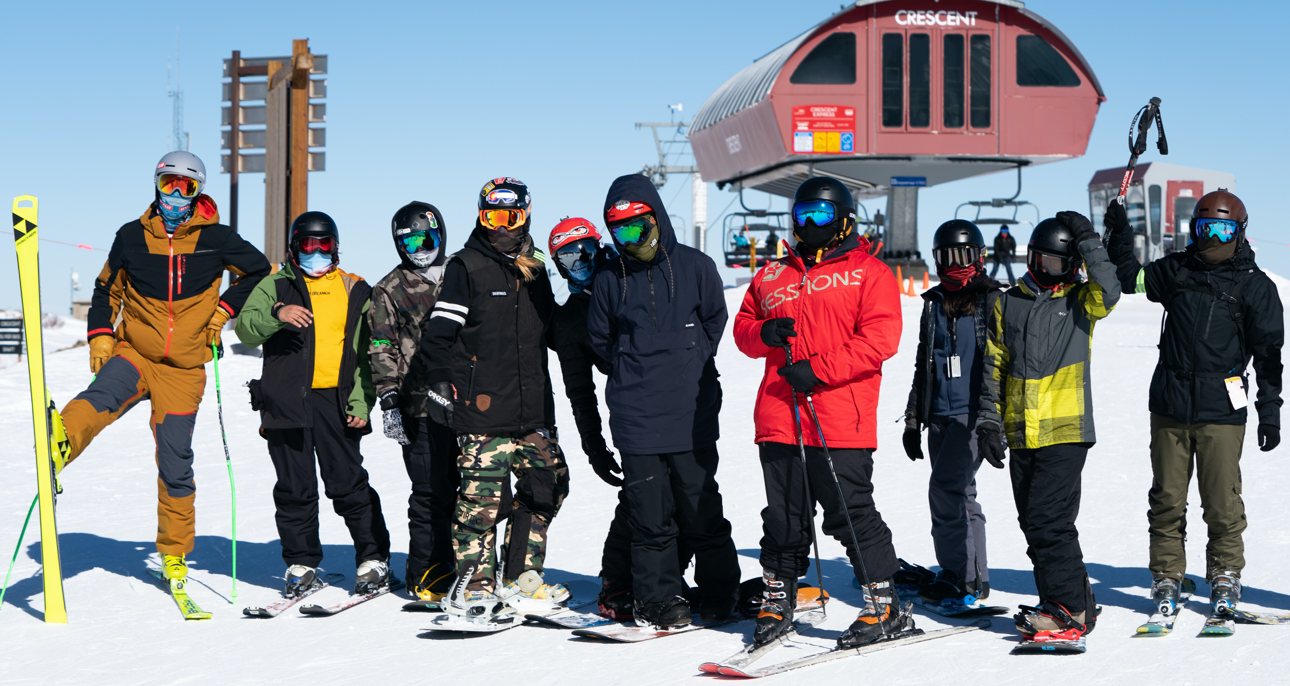 Steven Nyman and SOS Outreach program participants