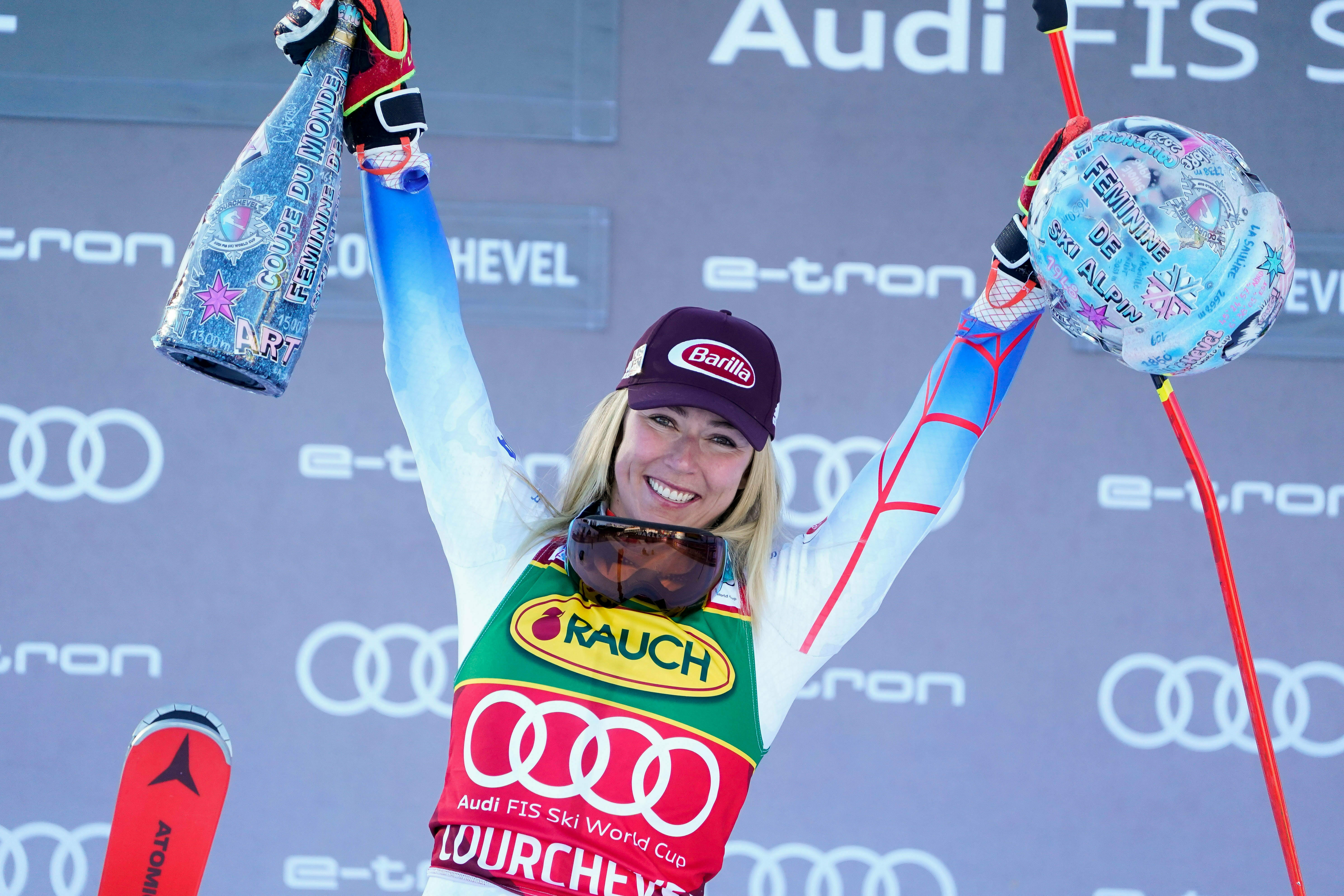 Mikaela Shiffrin Courchevel