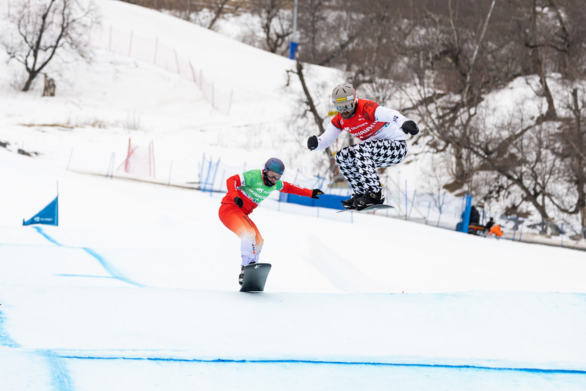 Nick Baumgartner races in the Bakuriani 2023 World Championships