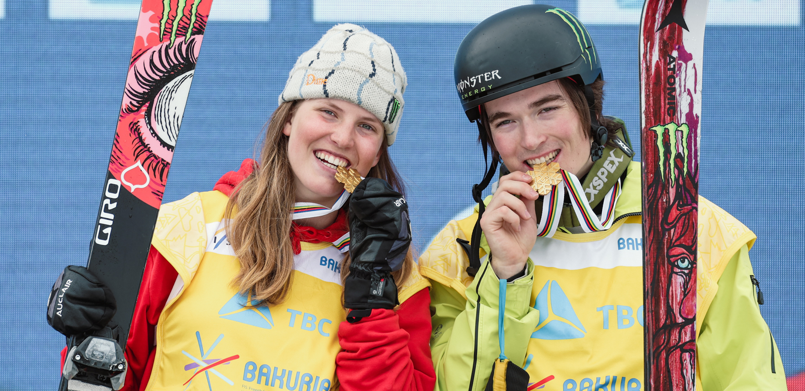 Hanna Faulhaber stands atop the podium at World Champs.