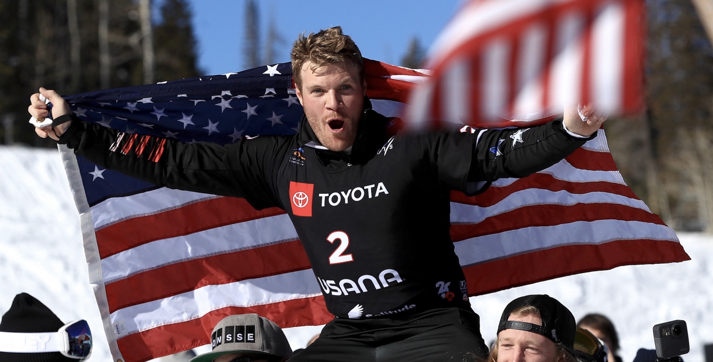 Mick Dierdorff celebrates his World Championships victory