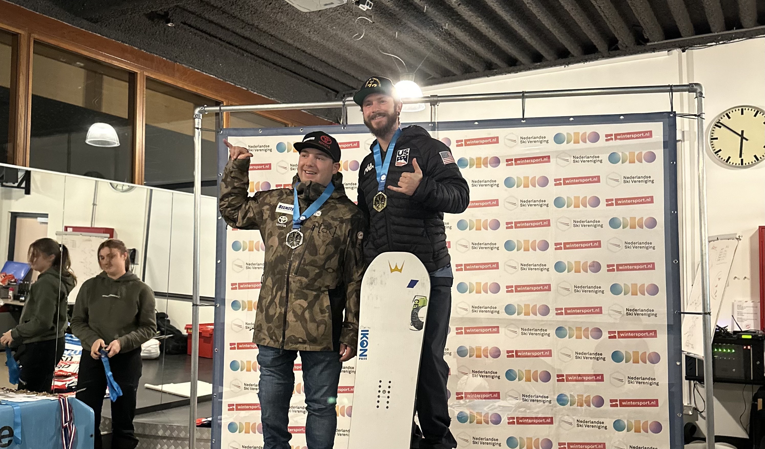 noah elliott on the podium