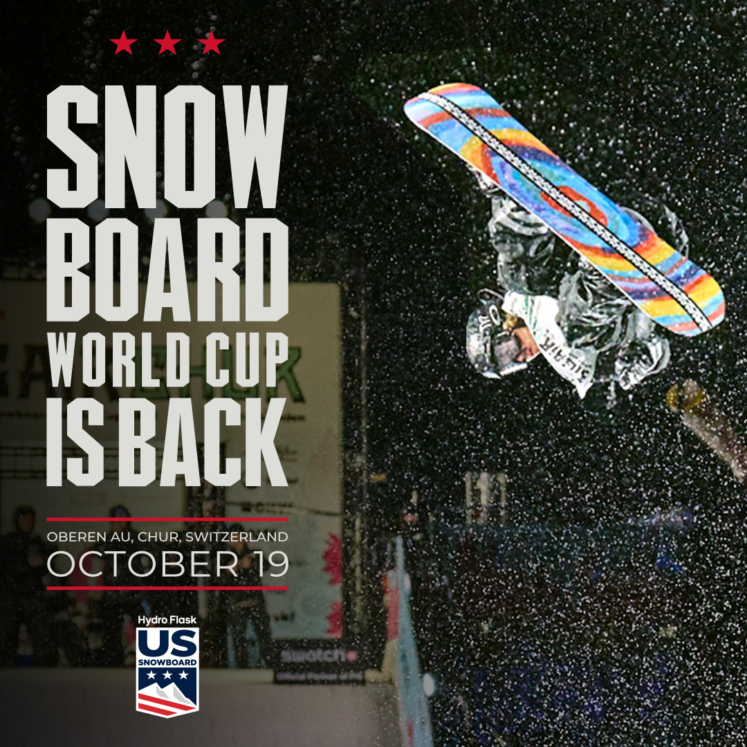 snowboard world cup is back graphic