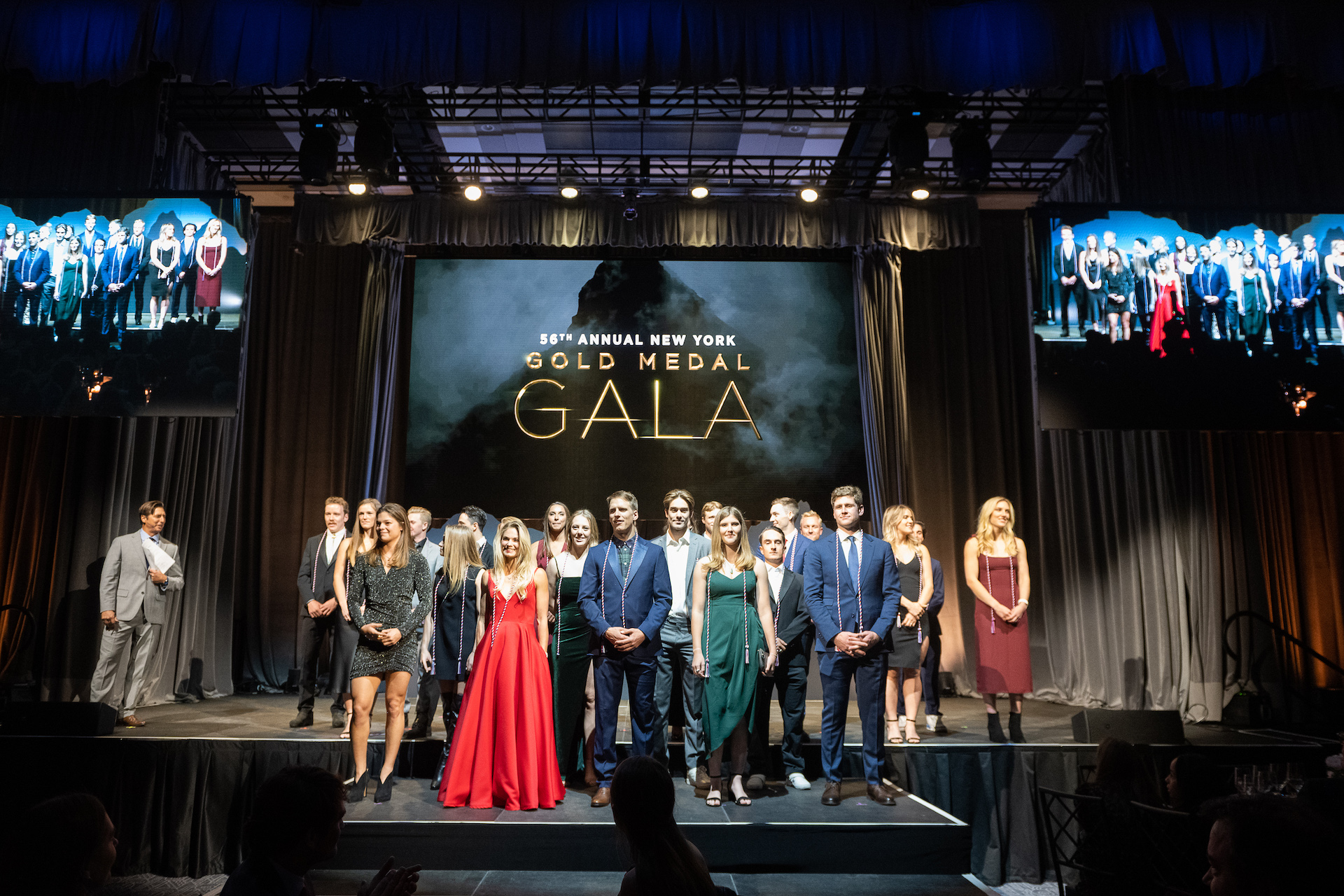 Athletes at the Gold Medal Gala