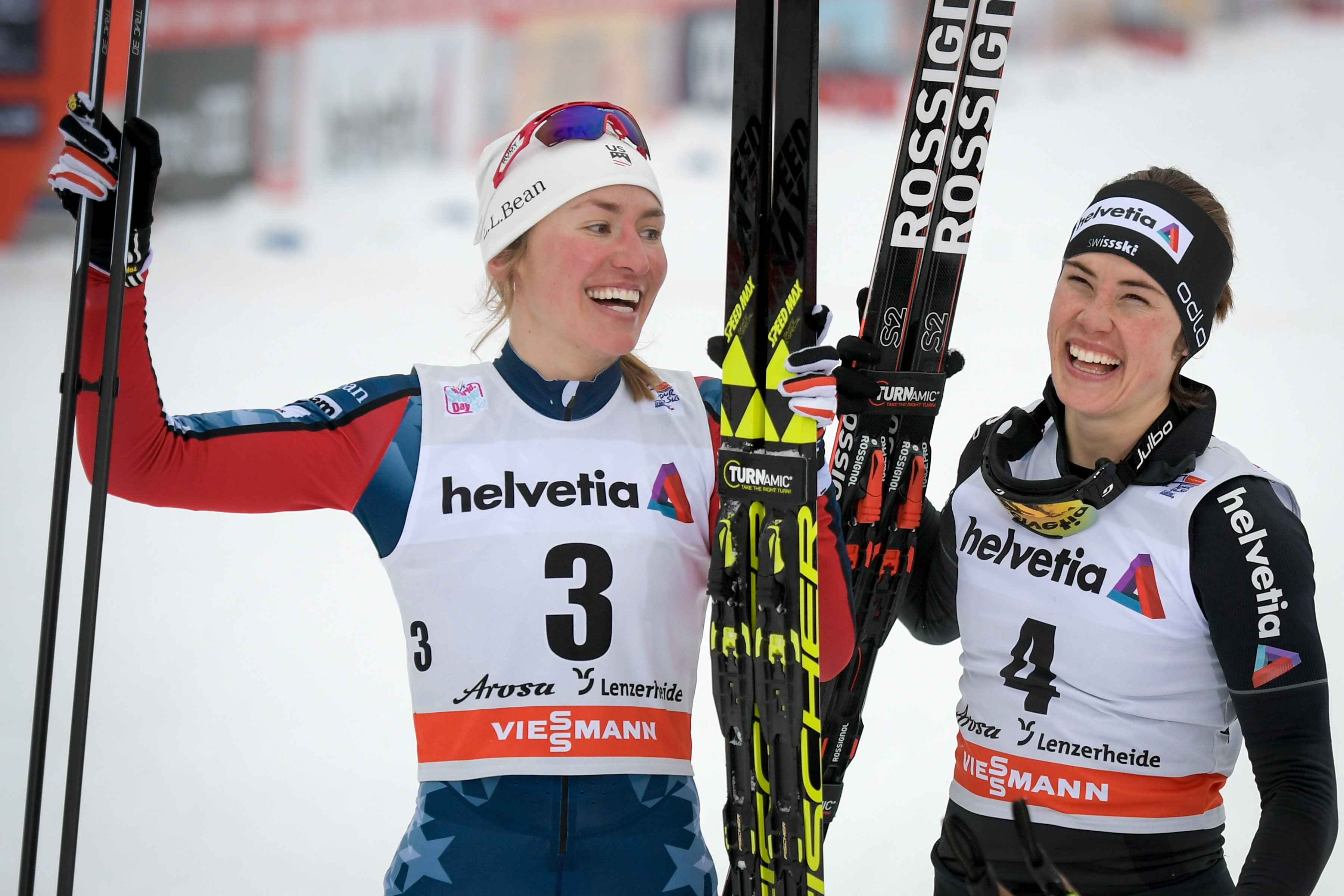 Sophie Caldwell and Laurien Van Der Graaf