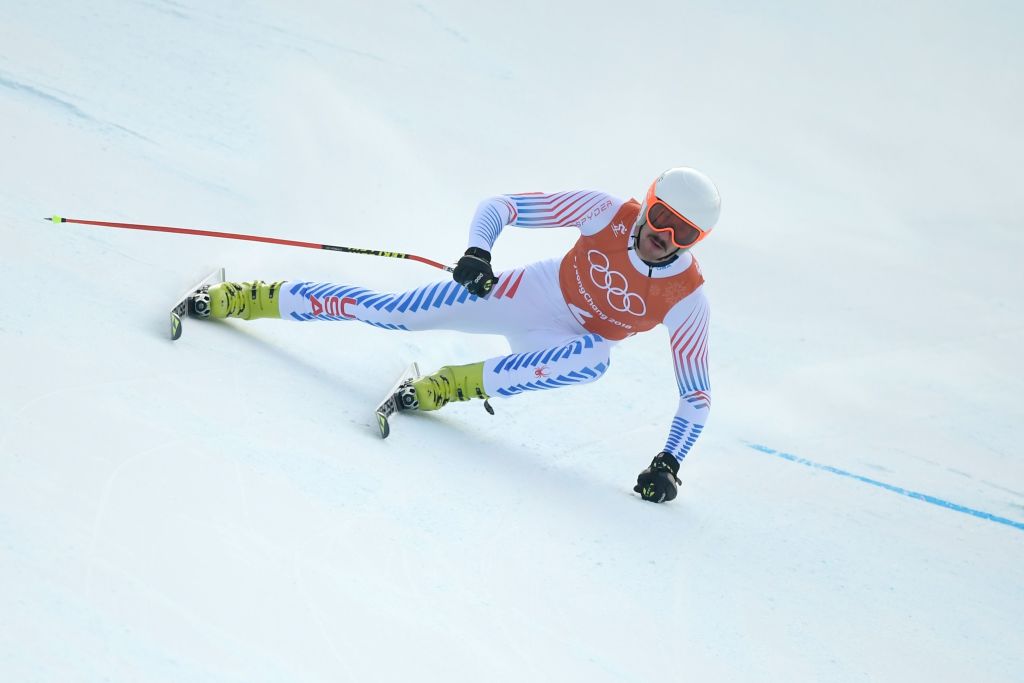 Bryce Bennett was sixth in Friday's second downhill training run at the Jeongseon Alpine Center. (Getty Images - Fabrice Coffrini) Bryce Bennett was sixth in Friday's second downhill training run at the Jeongseon Alpine Center. (Getty Images - Fabrice Coffrini)