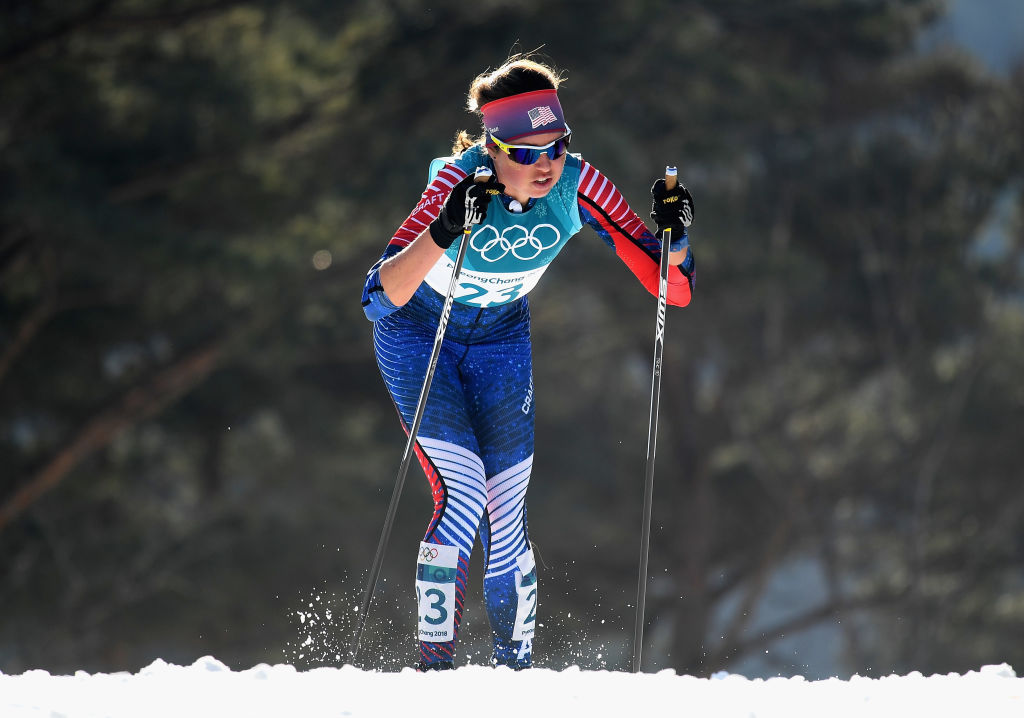Caitlin Patterson finished 26th in the 30k classic cross country Sunday at Alpensia Cross-Country Centre. (Getty Images -Quinn Rooney)