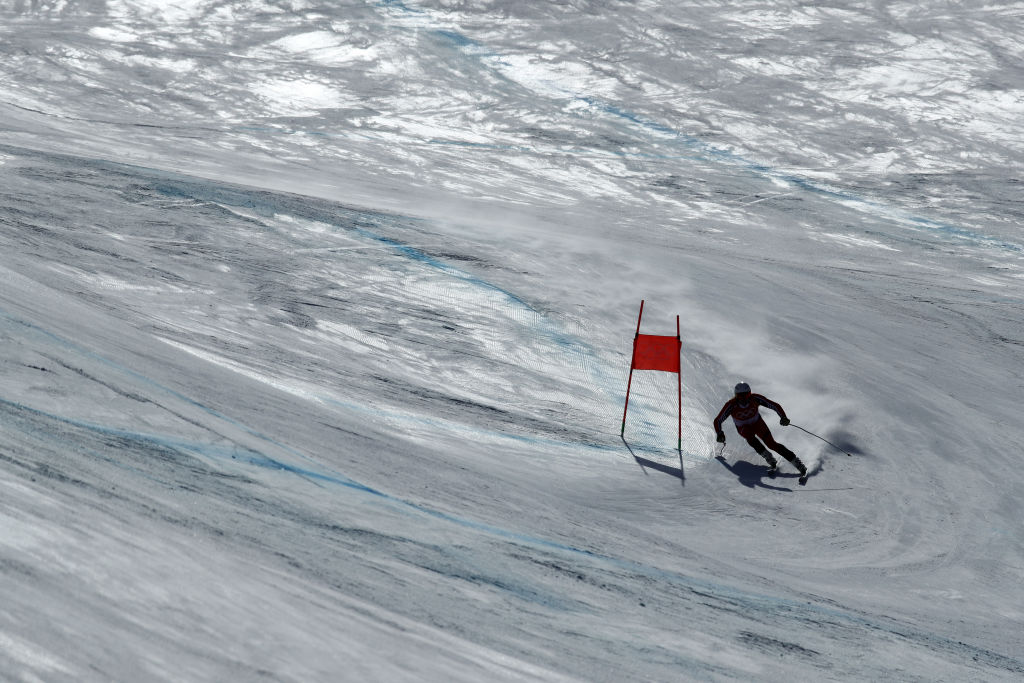 Ryan Cochran-Siegle finished 23rd in the downhill Thursday at the 2018 Olympic Winter Games. (Getty Images - Clive Mason)