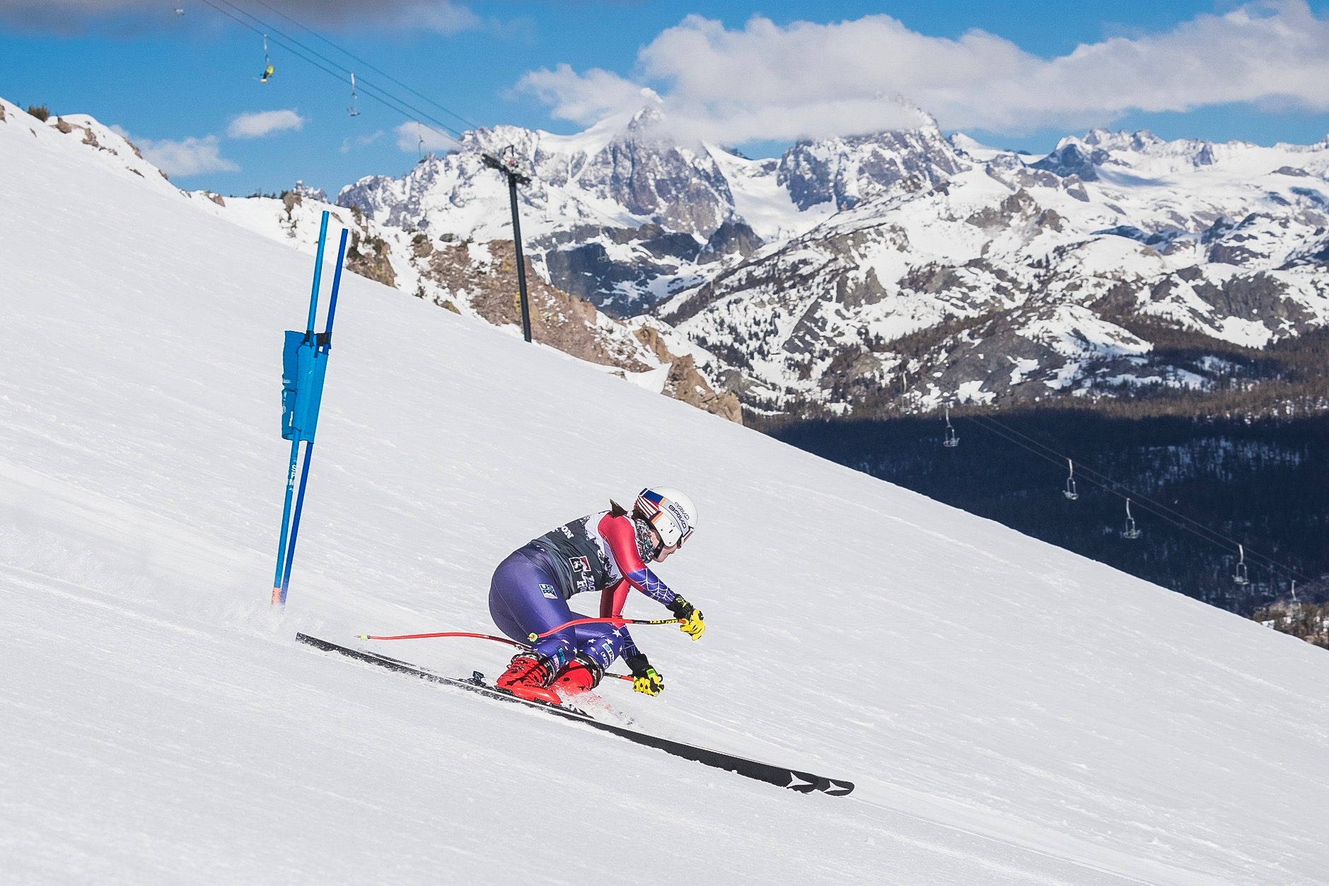 Breezy Johnson Trains in Mammoth