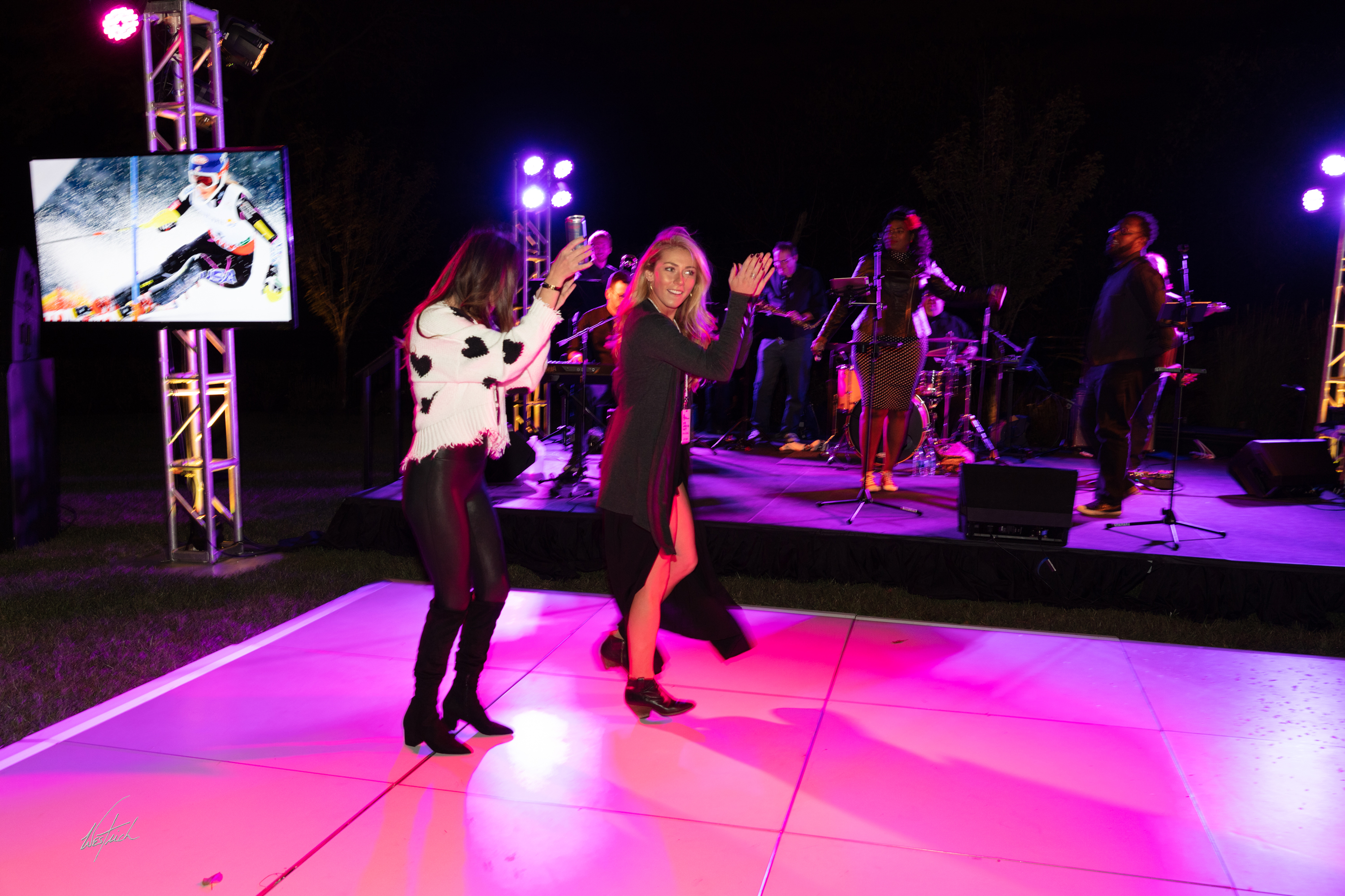 Mikaela on the dance floor - St. Louis Fundraiser