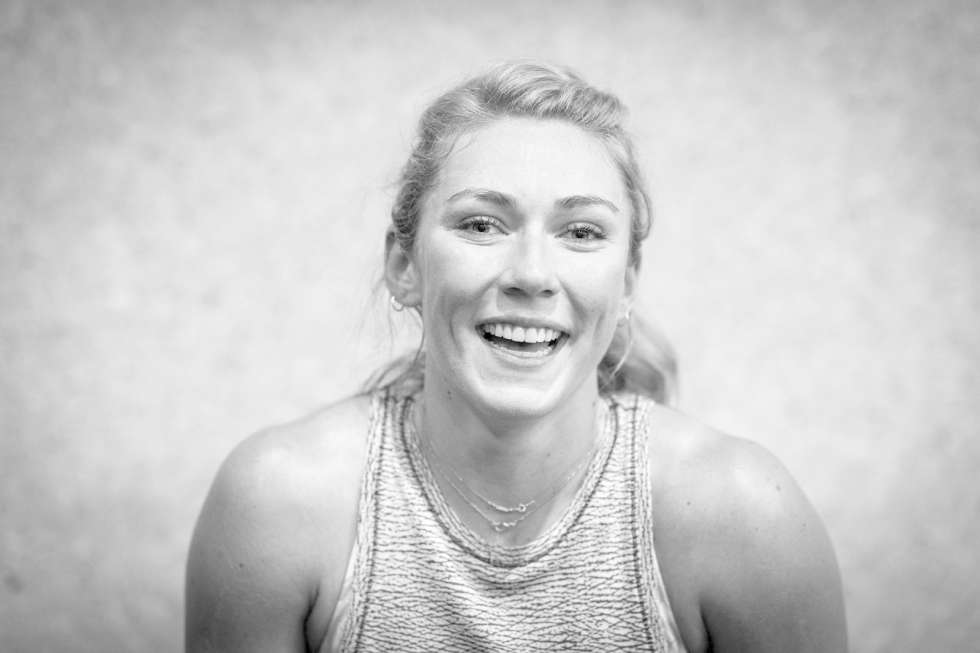 Shiffrin Smiles for the Camera Shiffrin Smiles for the Camera