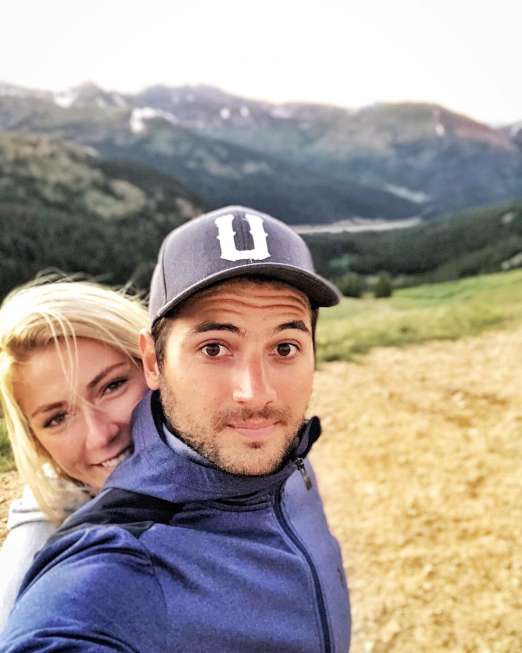 Shiffrin poses with boyfriend Mathieu Faivre Shiffrin poses with boyfriend Mathieu Faivre