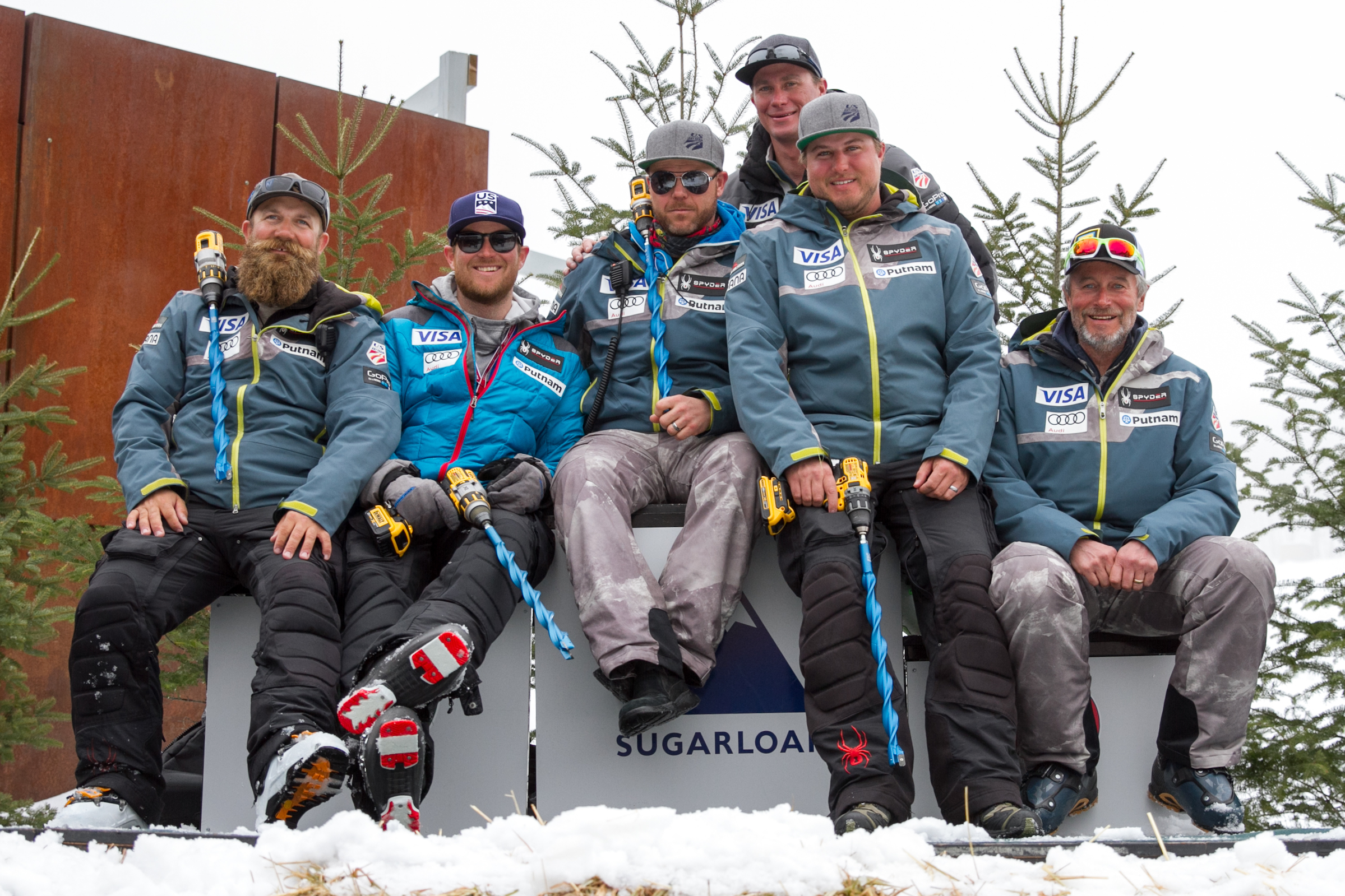 U.S. Ski Team and Regional Coaches Pause for a Snap