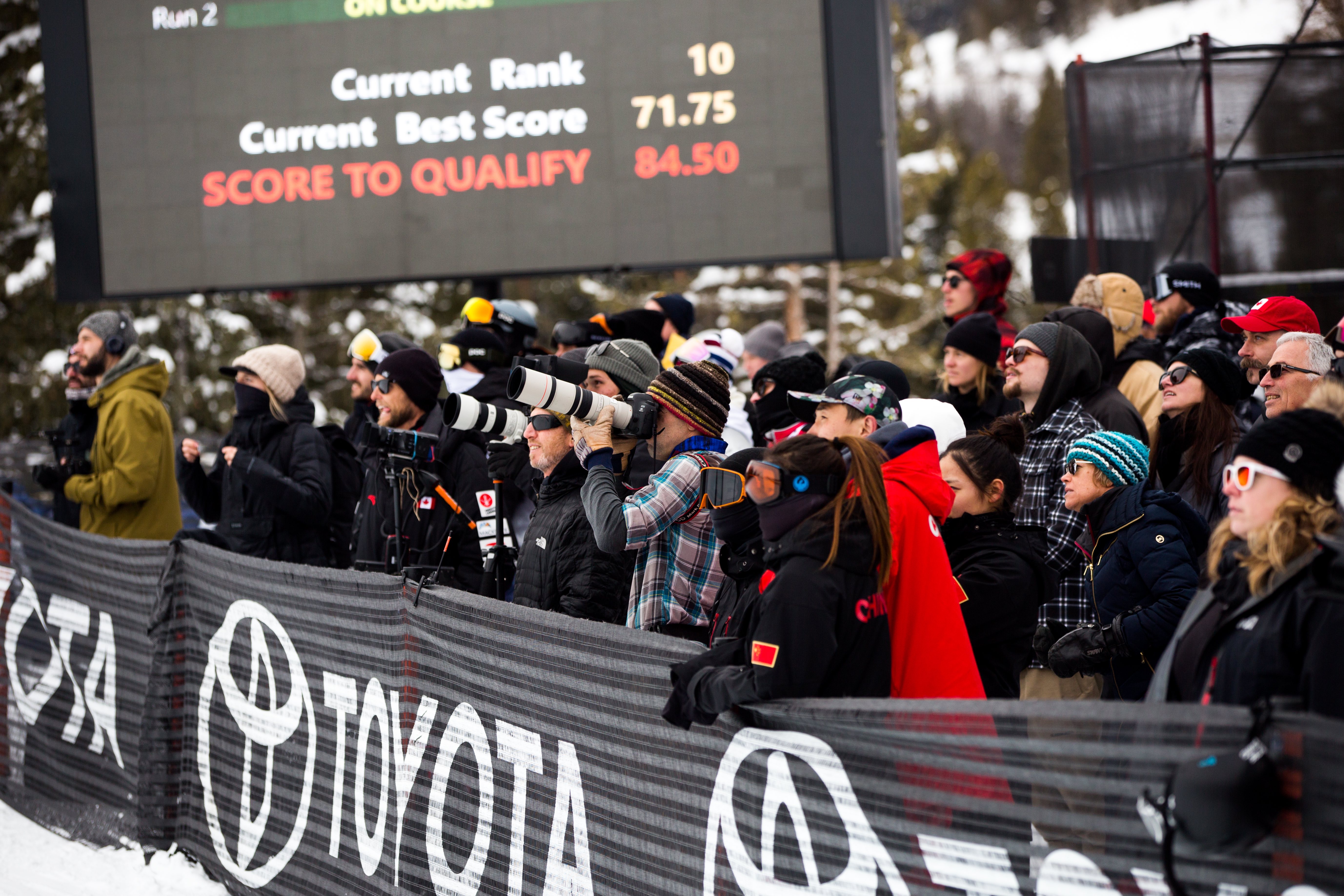 Amazing crowd at the 2018 Toyota U.S. Grand Prix freeski finals at Copper Mountain. (U.S. Ski & Snowboard) Crowd at Copper Mountain, Colorado.