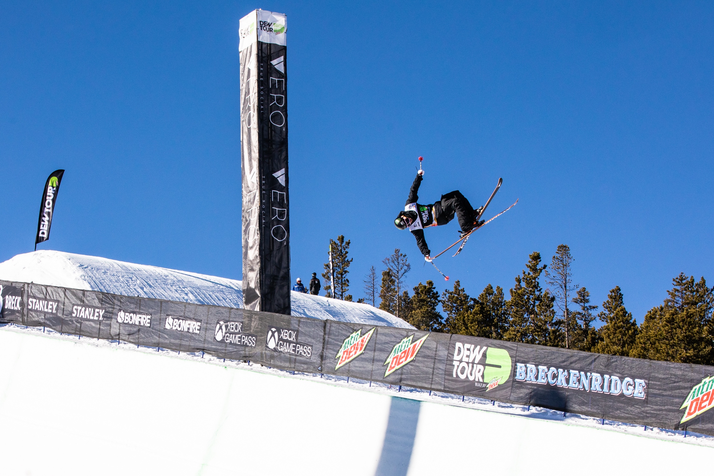Gus Kenworthy at the halfpipe.