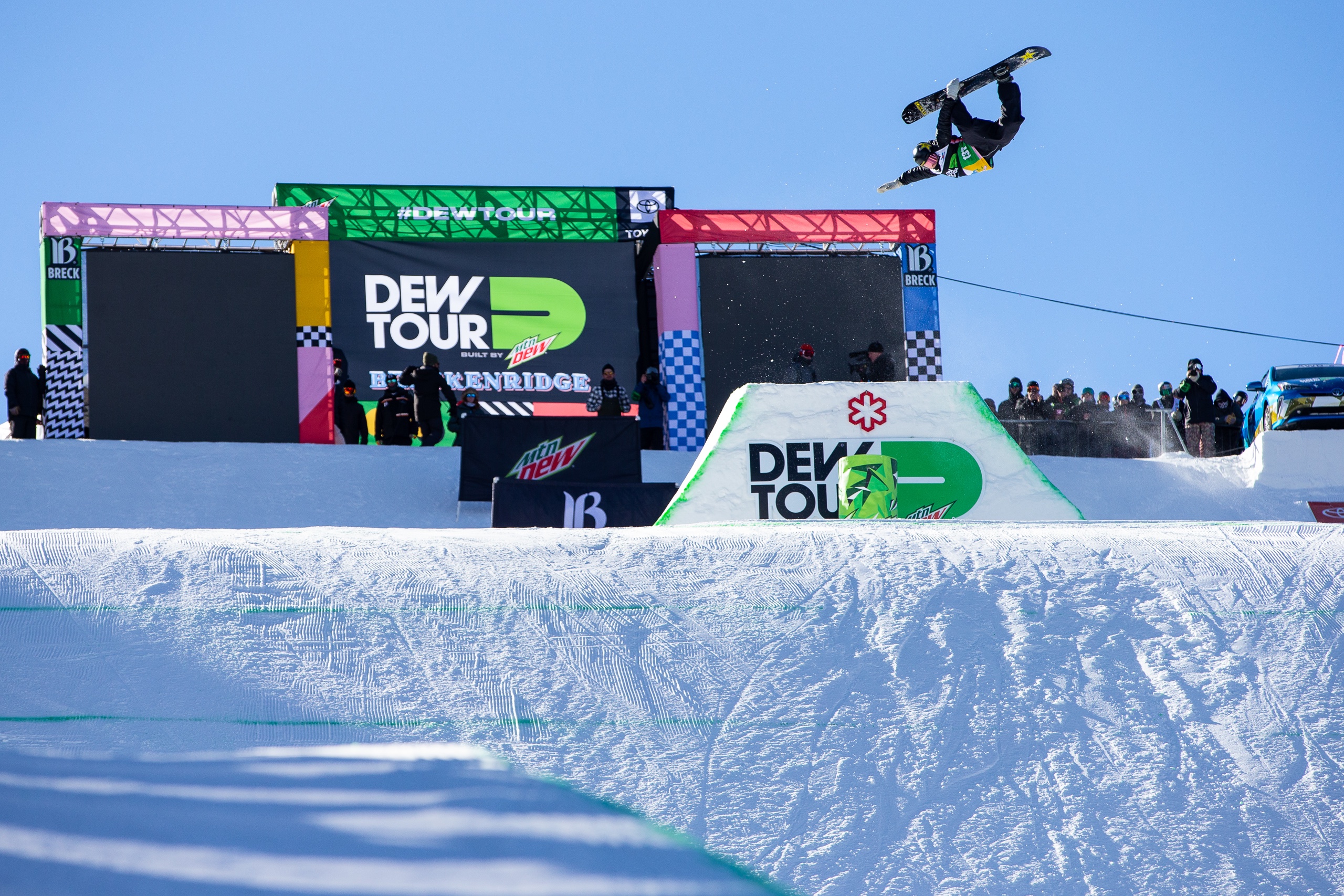 Jake Pates at the modified superpipe.