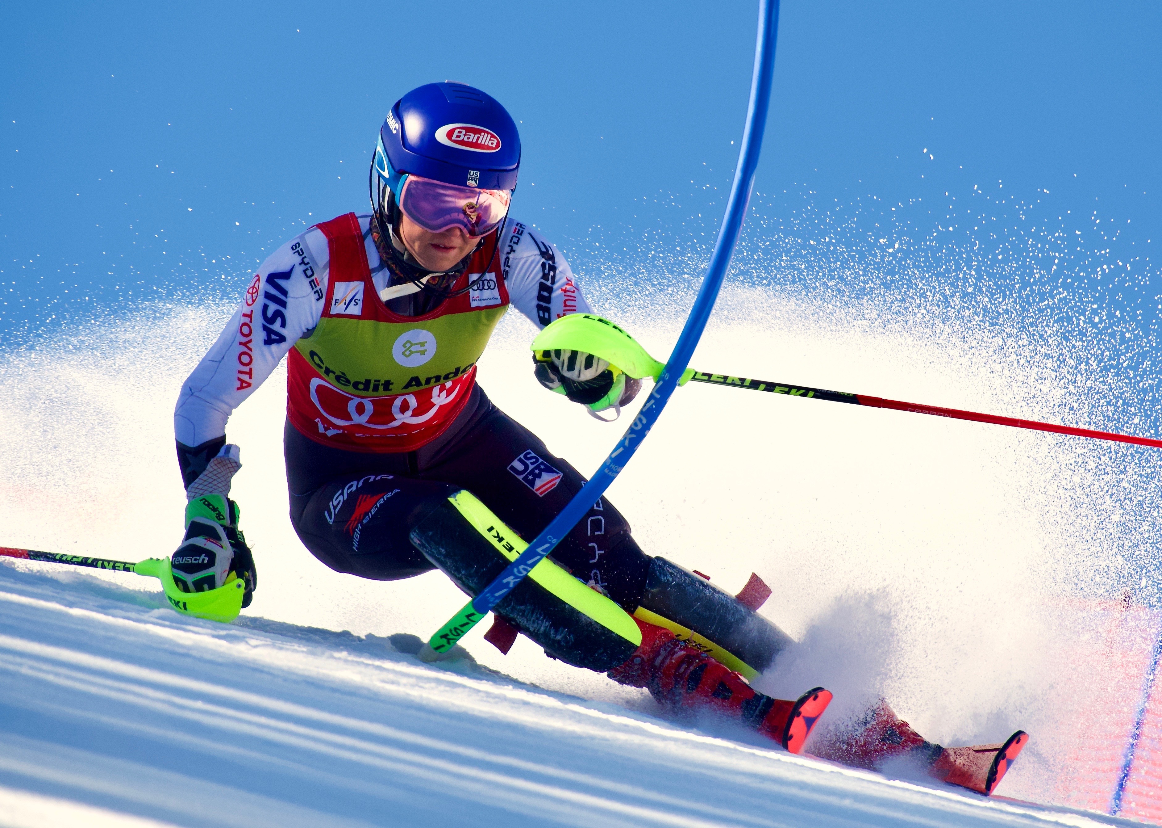 Mikaela Shiffrin won Saturday's World Cup Finals slalom in Andorra. (U.S. Ski & Snowboard - Jeffery Shiffrin) Mikaela Shiffrin
