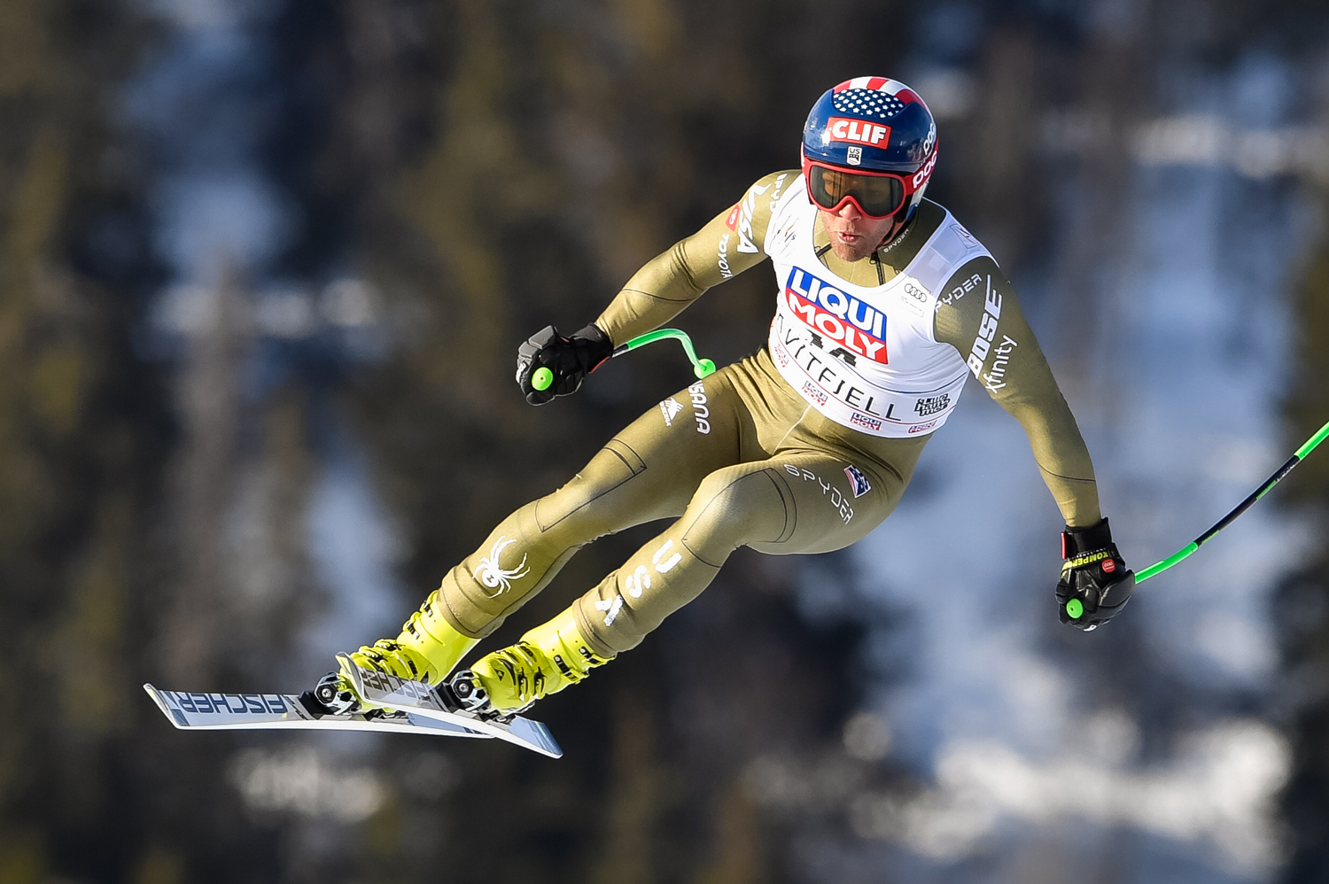 Steven Nyman led the U.S. Ski Team with a seventh-place finish in Saturday's FIS Ski World Cup downhill in Kvitfjell, Norway. (Getty Images/Agency Zoom - Jonas Ericsson) Steven Nyman