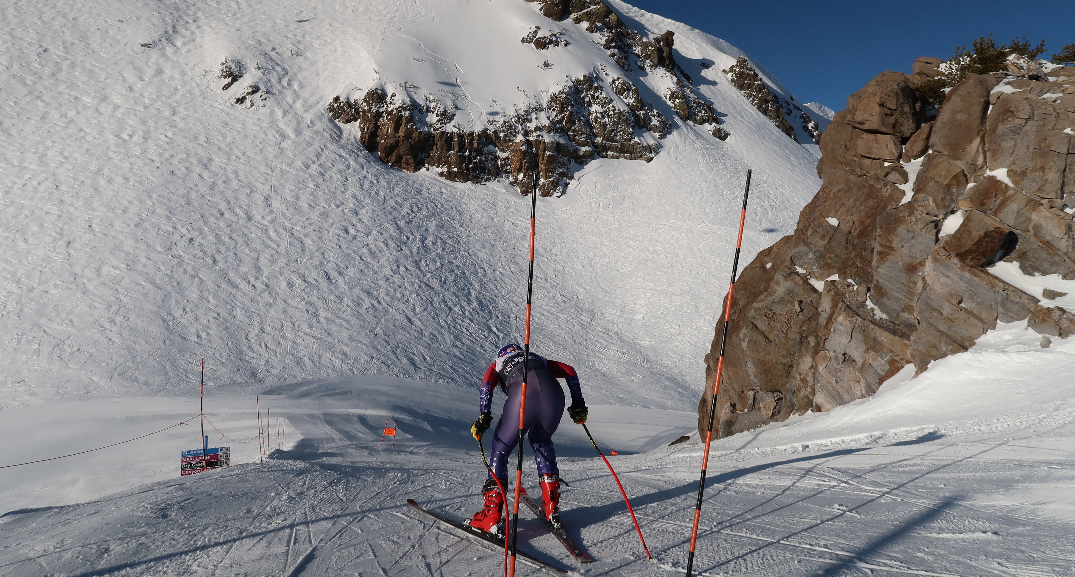 Breezy Johnson On Course