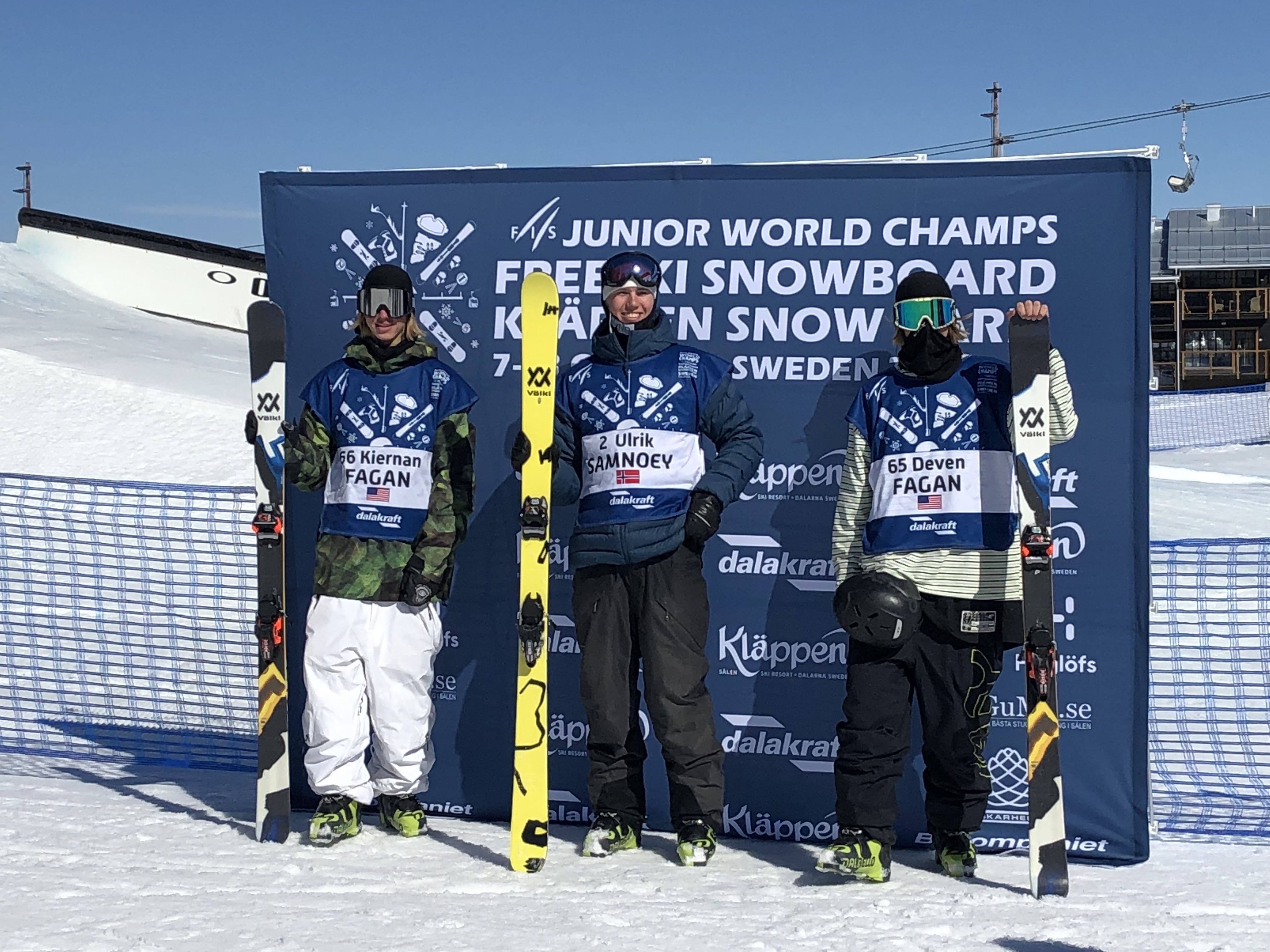 Men's big air podium