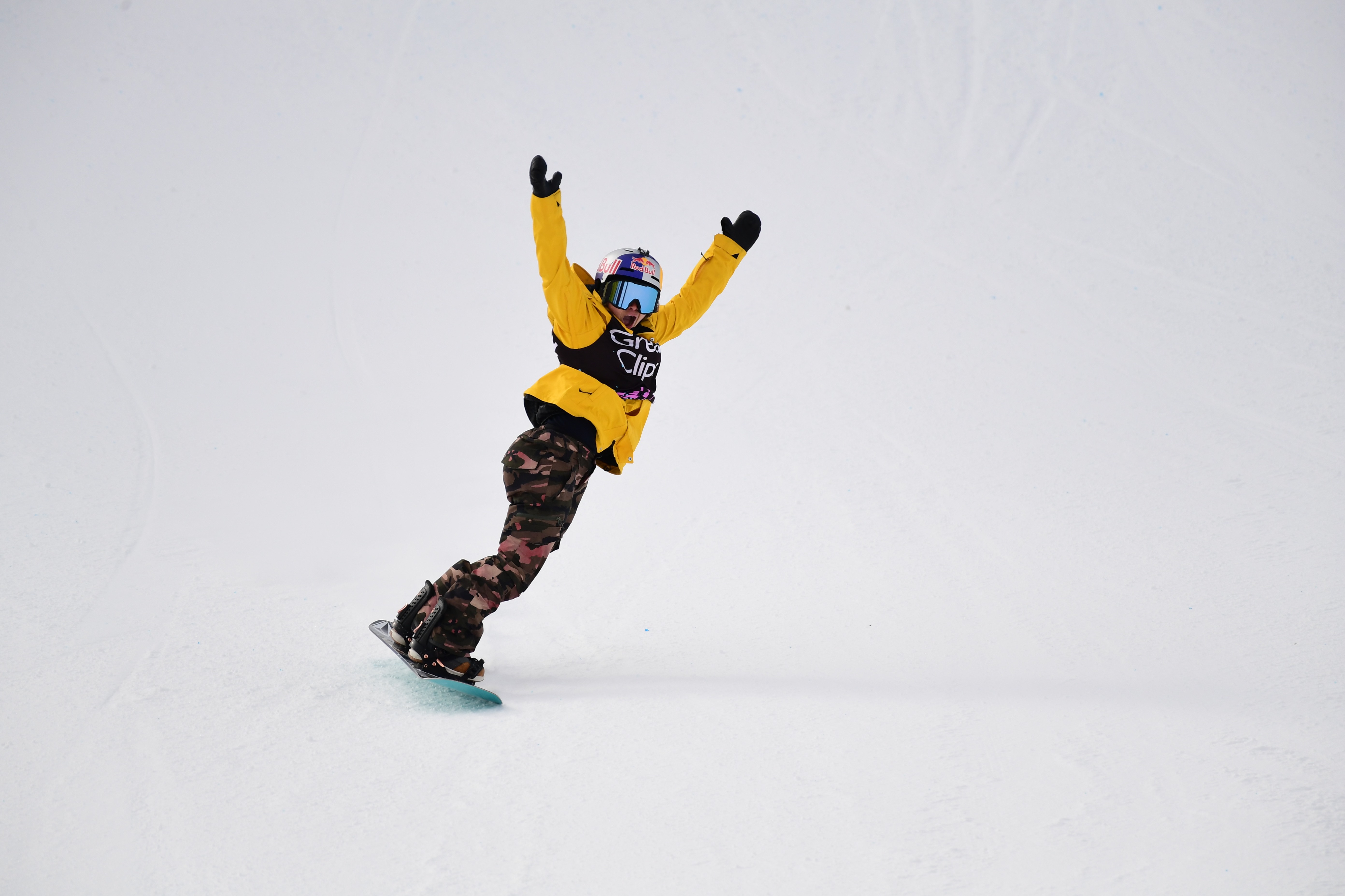 Hailey Langland wrapping up her silver medal run at the 2019 X Games in Aspen, Colo. (ESPN Images - Phil Ellsworth) Hailey Langland at X Games