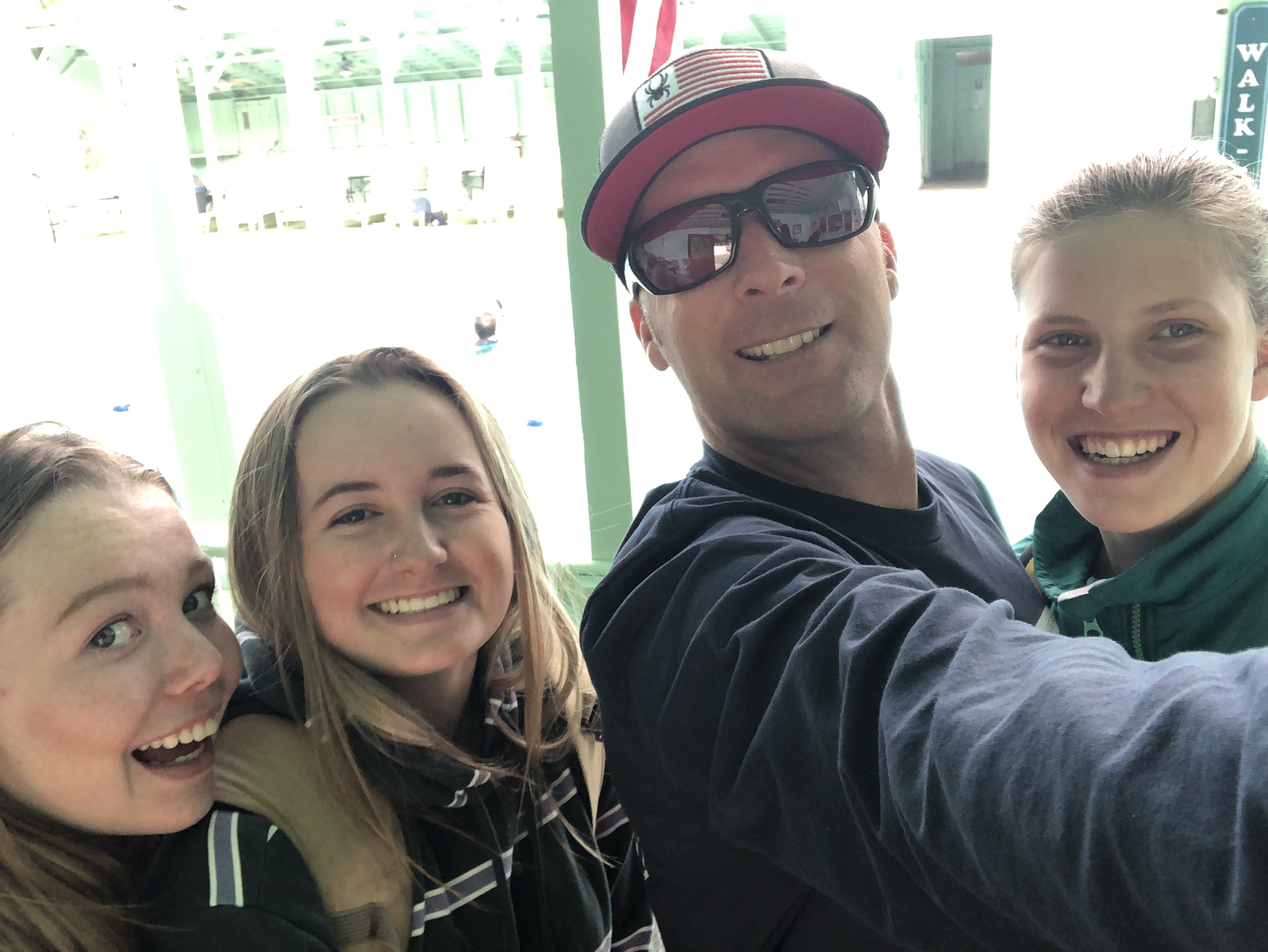 Connie Brogden (left), Svea Irving, Jeremie Livingston, and Hanna Faulhaber at Mammoth Spring Camp. (U.S. Ski & Snowboard - Jeremie Livingston) Hanna Faulhaber