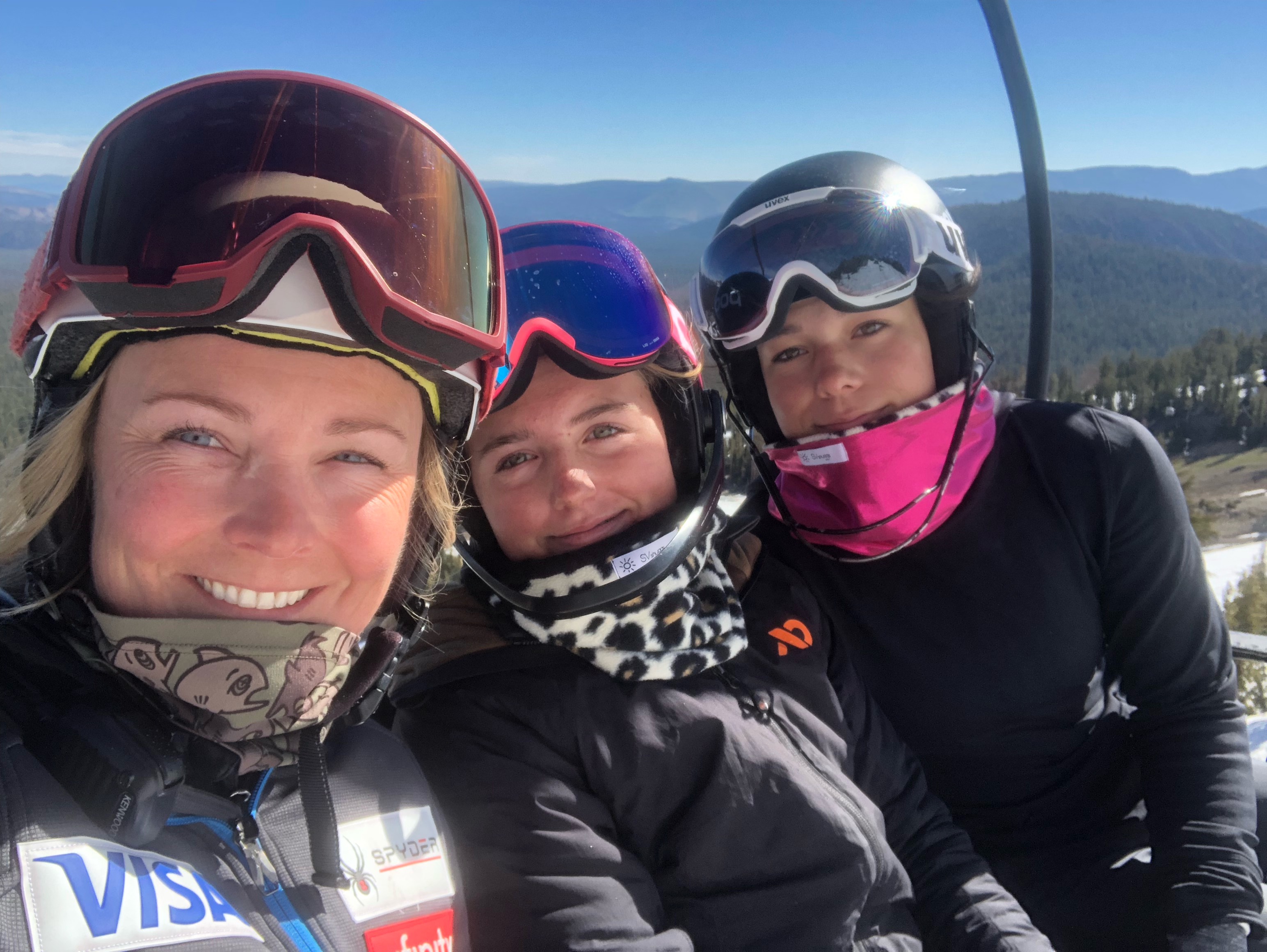 Kristina Revello with athletes