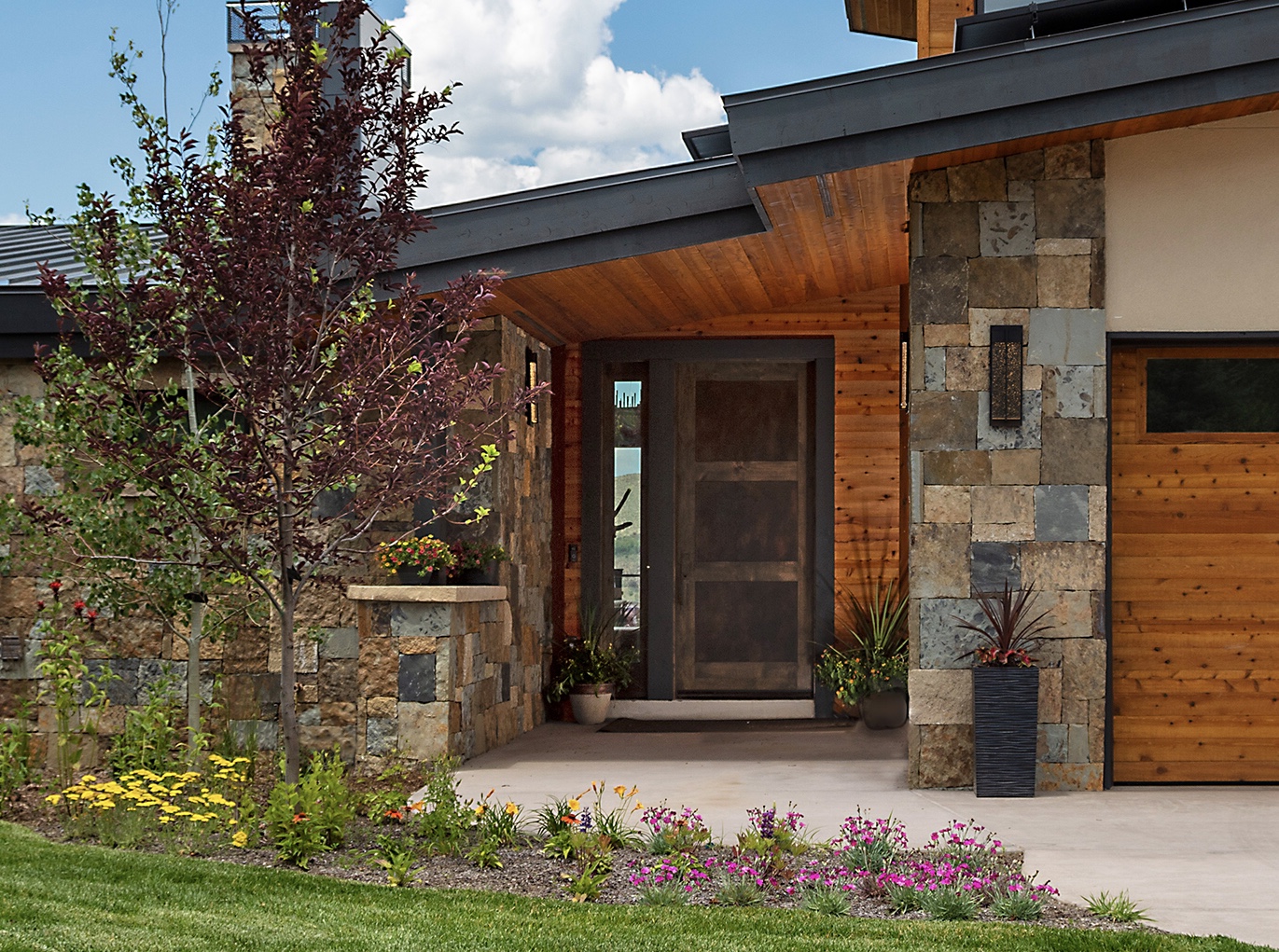 The exterior of Mikaela's new home.