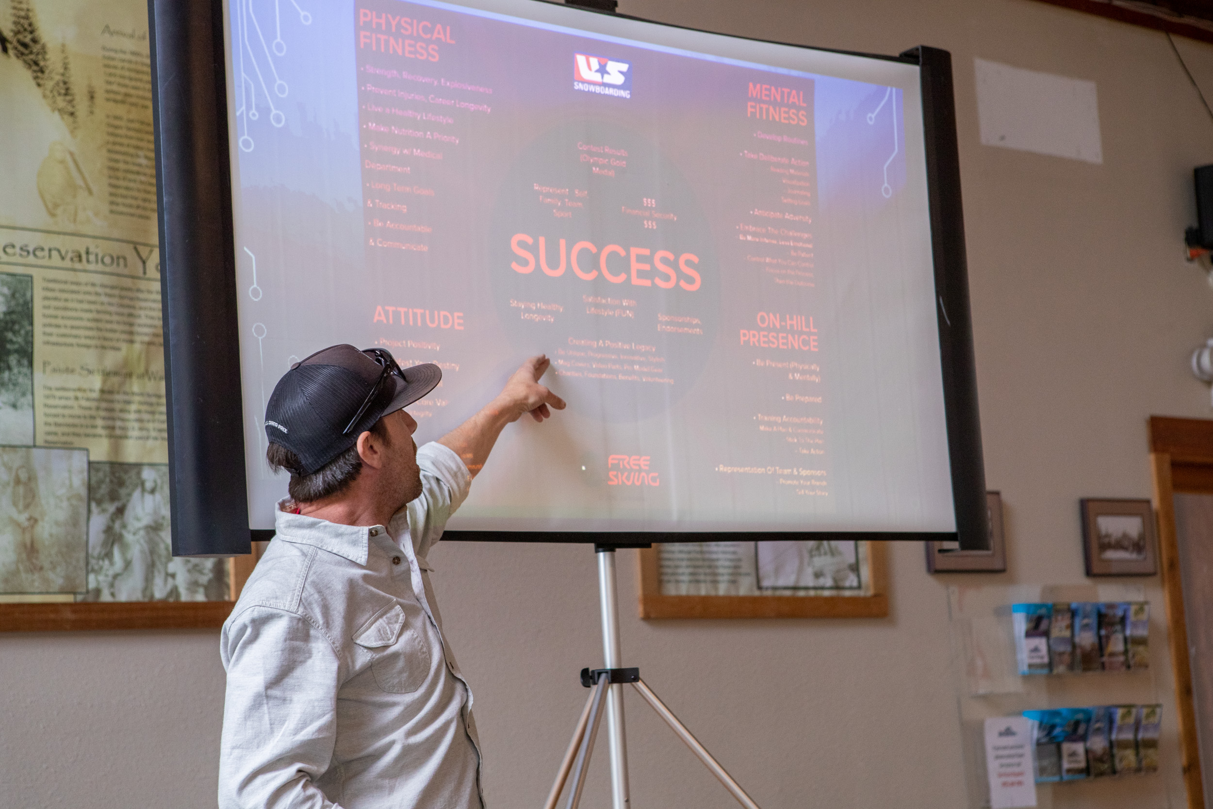 Mike Jankowski at silcox hut