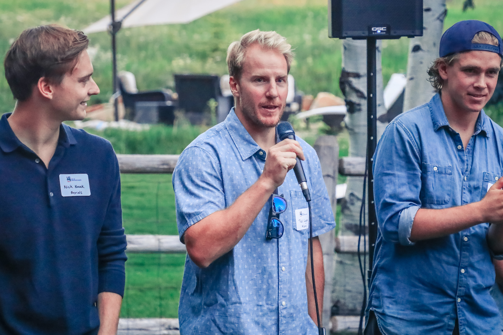 Ted Ligety Speaks at the Event