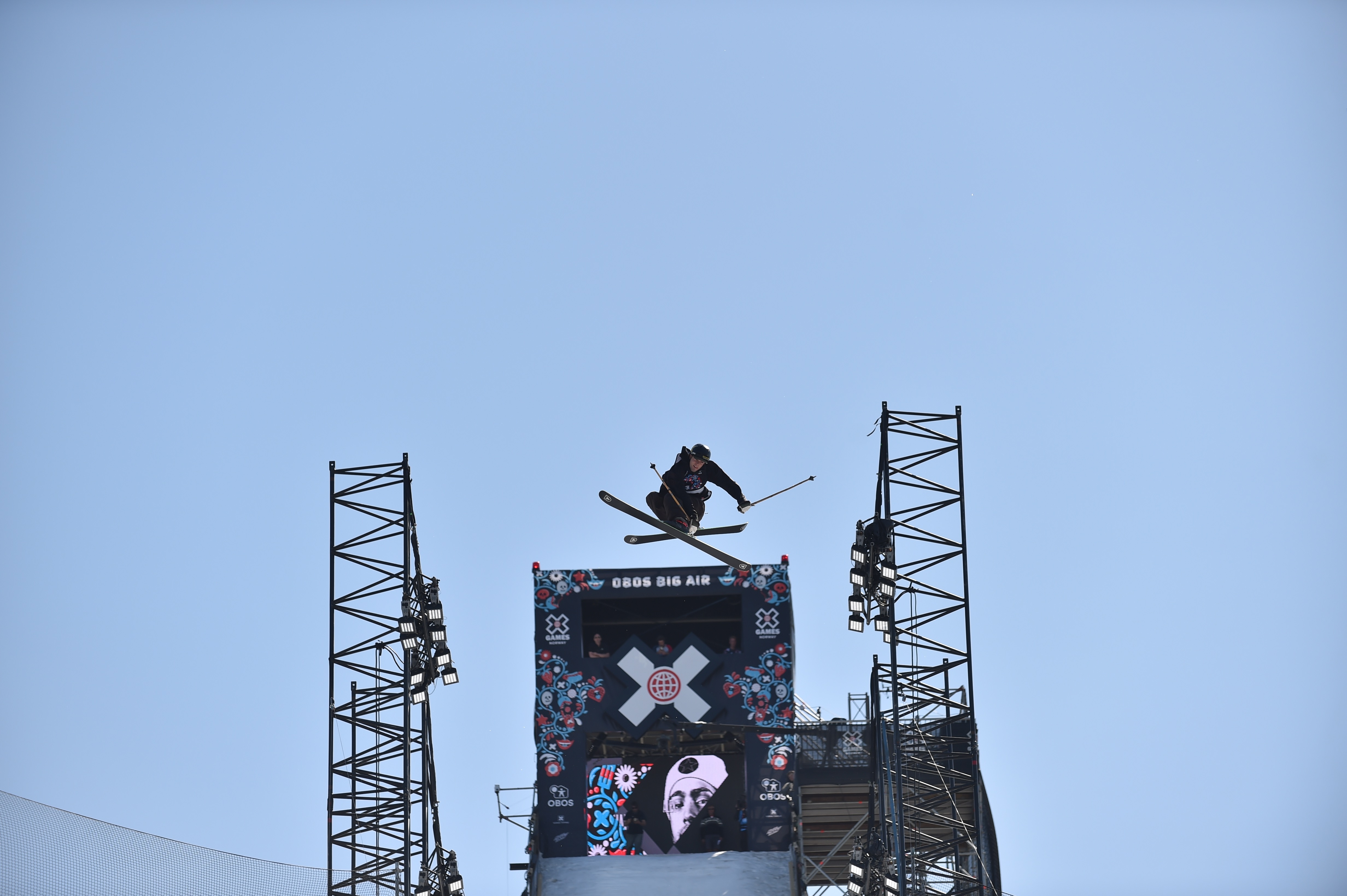 Alex Hall competing in the men's ski big air qualifier competition during X Games Norway 2018. (ESPN Images - Nick Guise-Smith) Alex Hall Norway