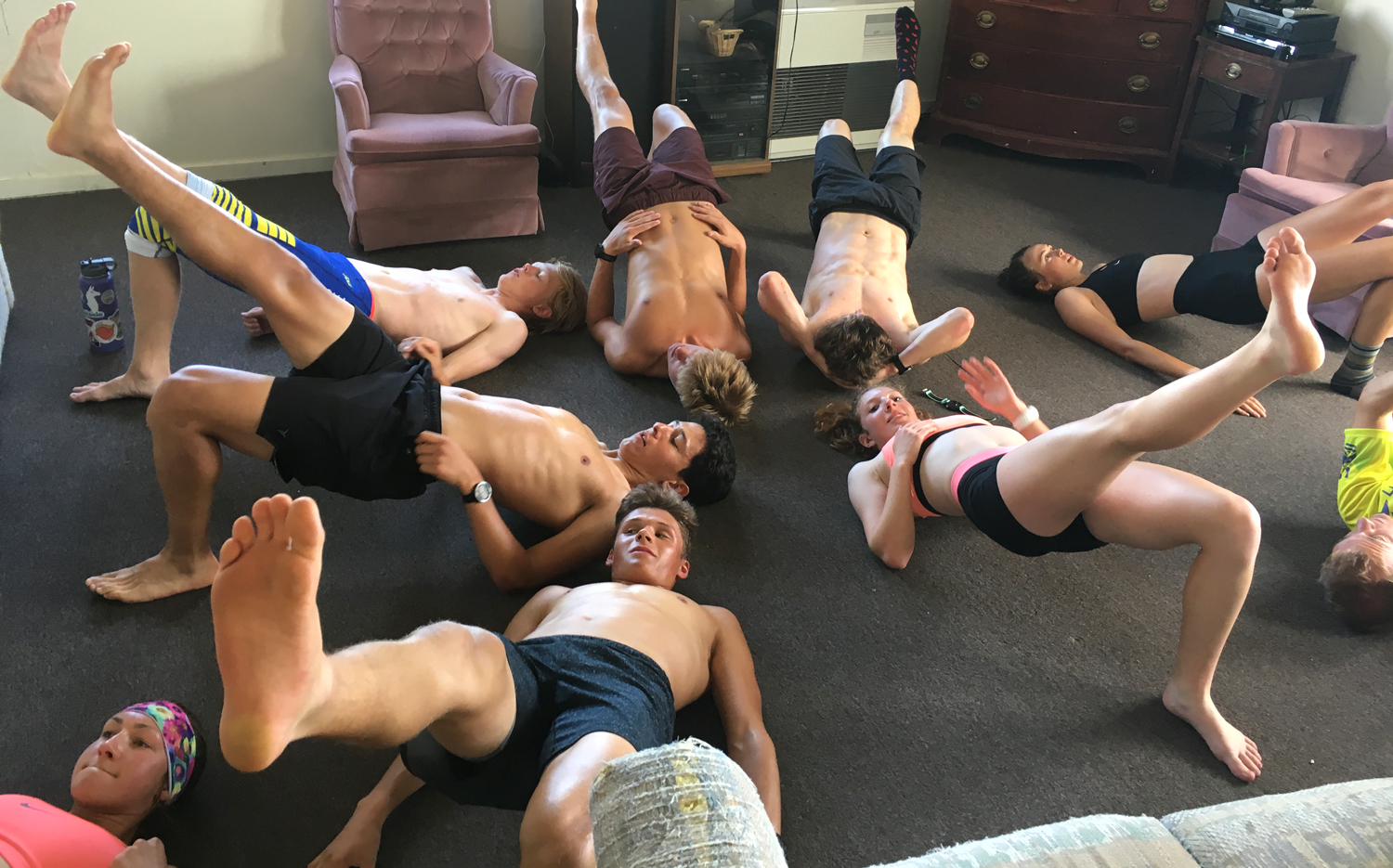 Core bodywork at the Alaska camp. Core bodywork at the Alaska camp.