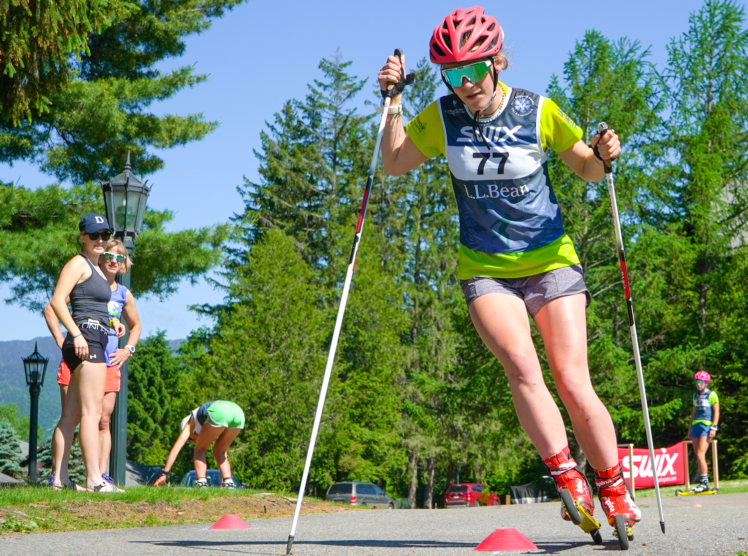 Skill work at the Lake Placid camp.  Skill work at the Lake Placid camp.