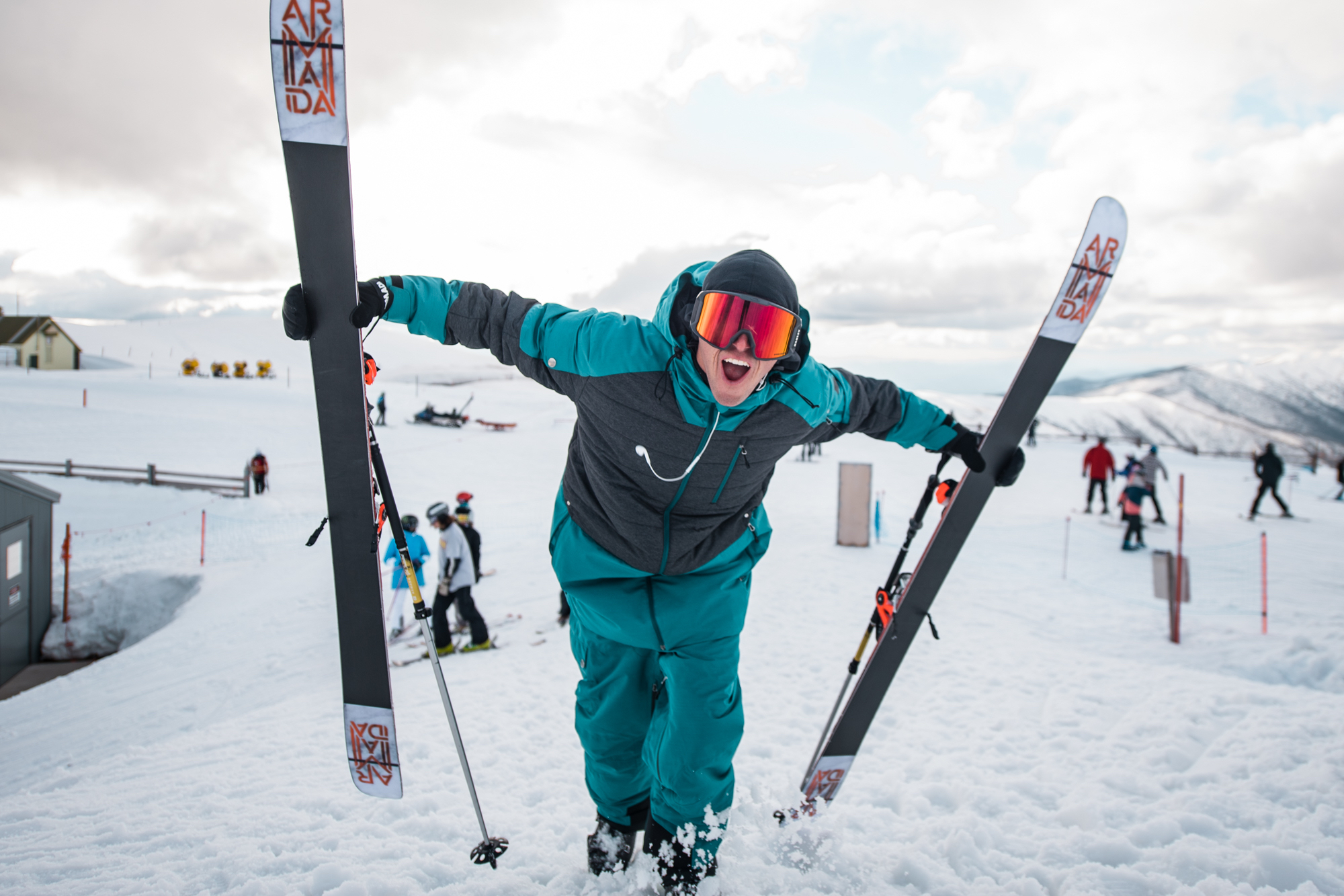 American Quinn Wolferman wearing the new 2019-20 Spyder Freeski Collection. (Spyder) Quinn Wolferman Spyder