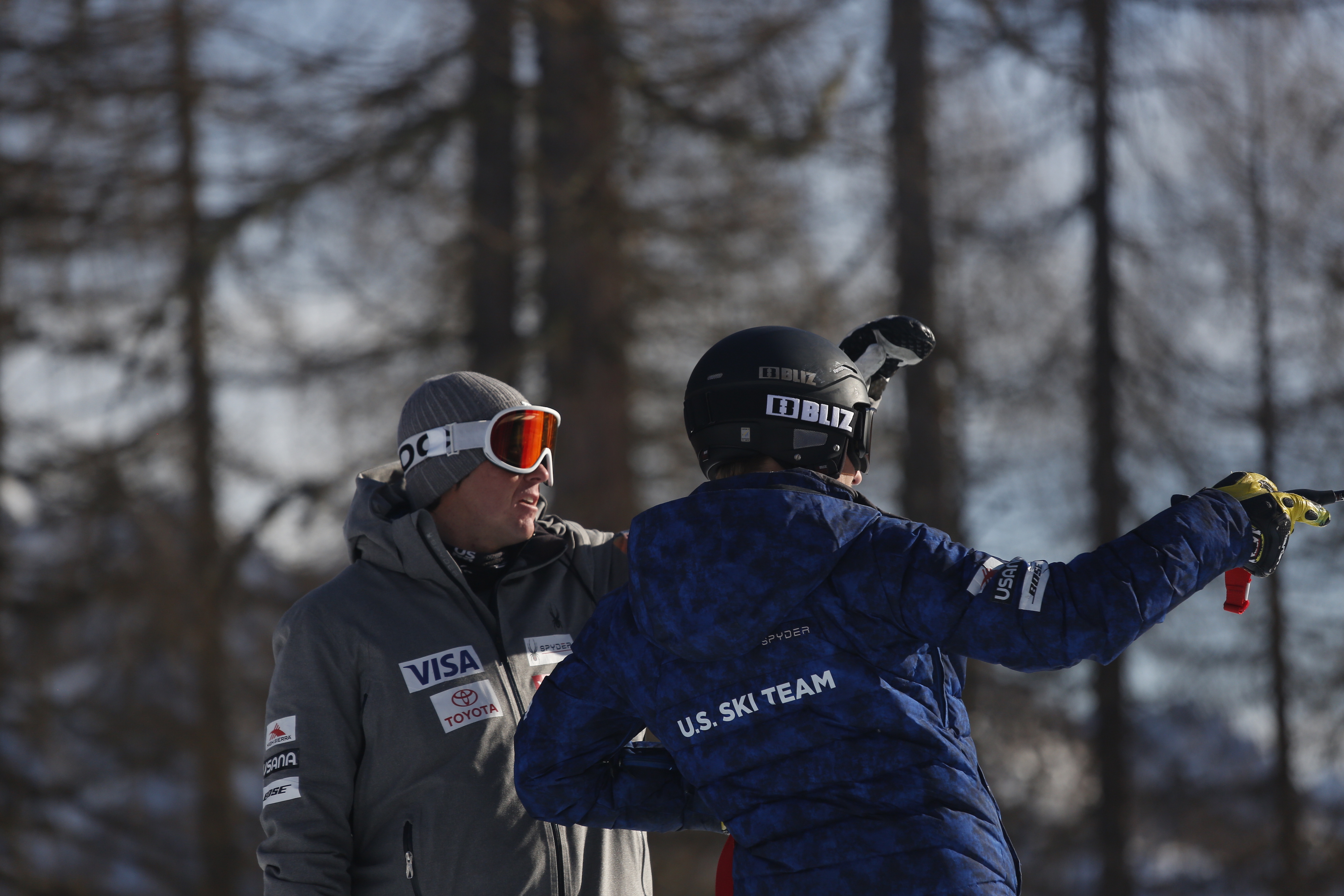 Inspecting the course