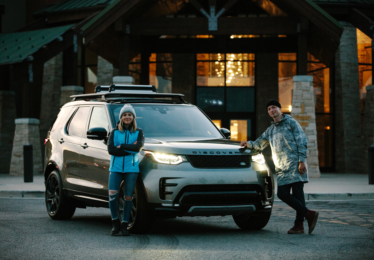 Maggie Voisin and David Wise Land Rover Maggie Voisin and David Wise Land Rover