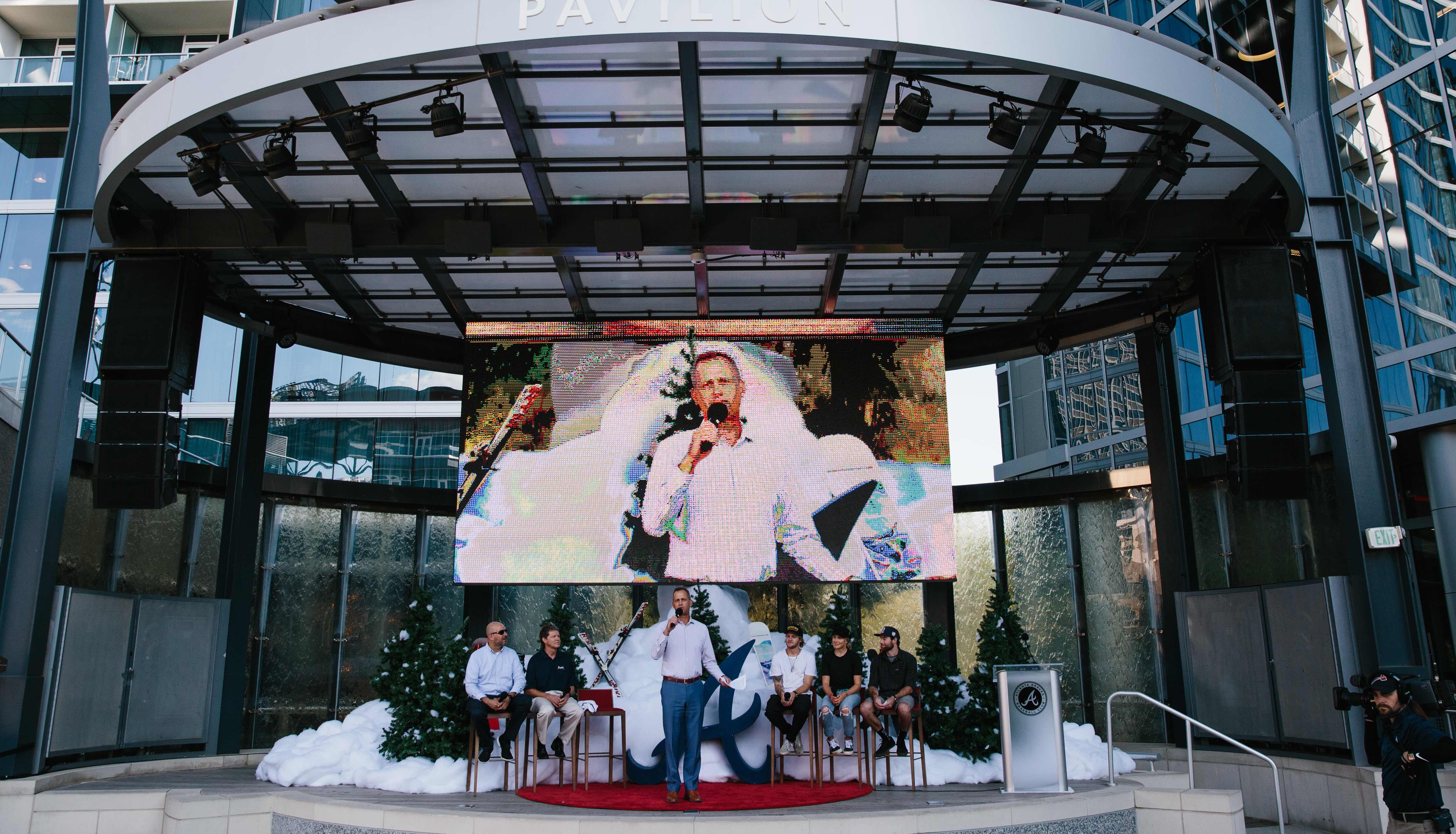 The Visa Big Air presented by Land Rover Announcement at SunTrust Park. (U.S. Ski & Snowboard - Sarah Brunson) Press Conference
