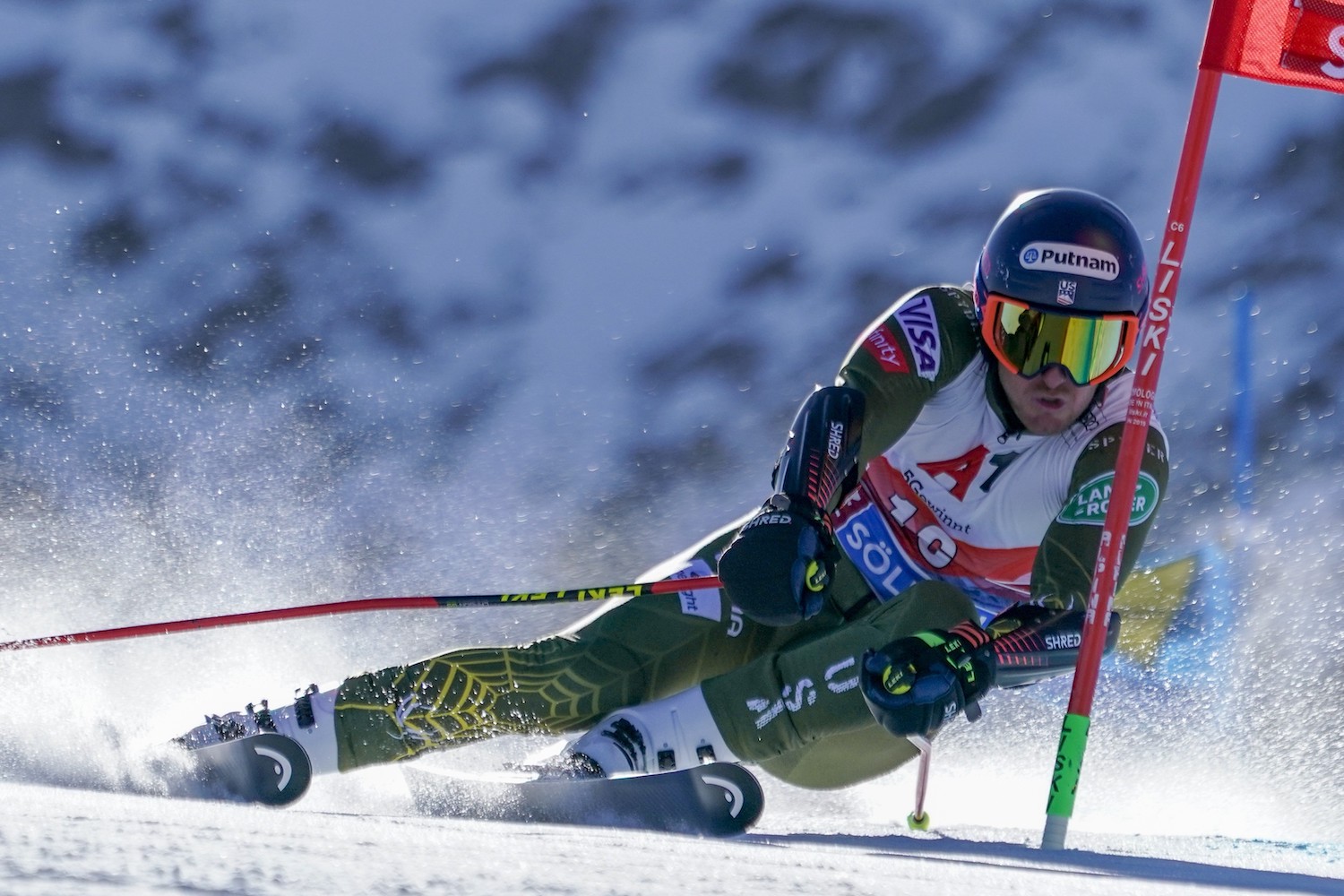 Ted Ligety was fifth in Sunday's FIS Ski World Cup opener in Soelden, Austria. (Getty/SEPA.Media - Martin Rauscher) Ted Ligety was fifth in Sunday's FIS Ski World Cup opener in Soelden, Austria. (Getty/SEPA.Media - Martin Rauscher)