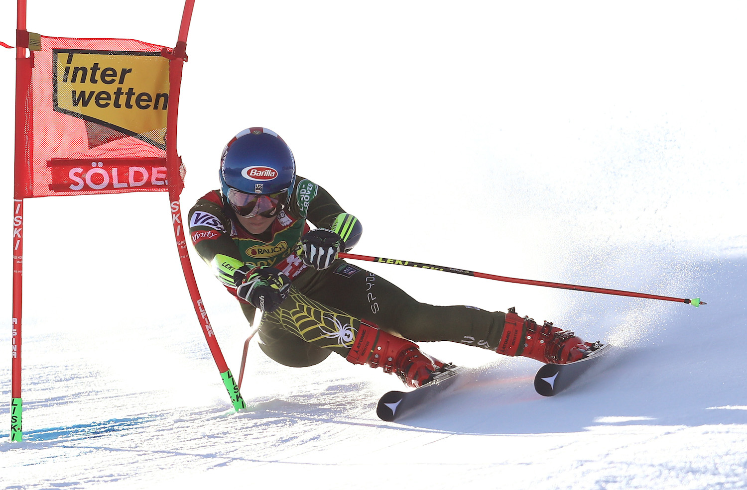 Mikaela Shiffrin finished second in the opening giant slalom in Soelden, Austria, Saturday. (Getty Images - Alexander Hassenstein) Mikaela Shiffrin finished second in the opening giant slalom in Soelden, Austria, Saturday. (Getty Images - Alexander Hassenstein)