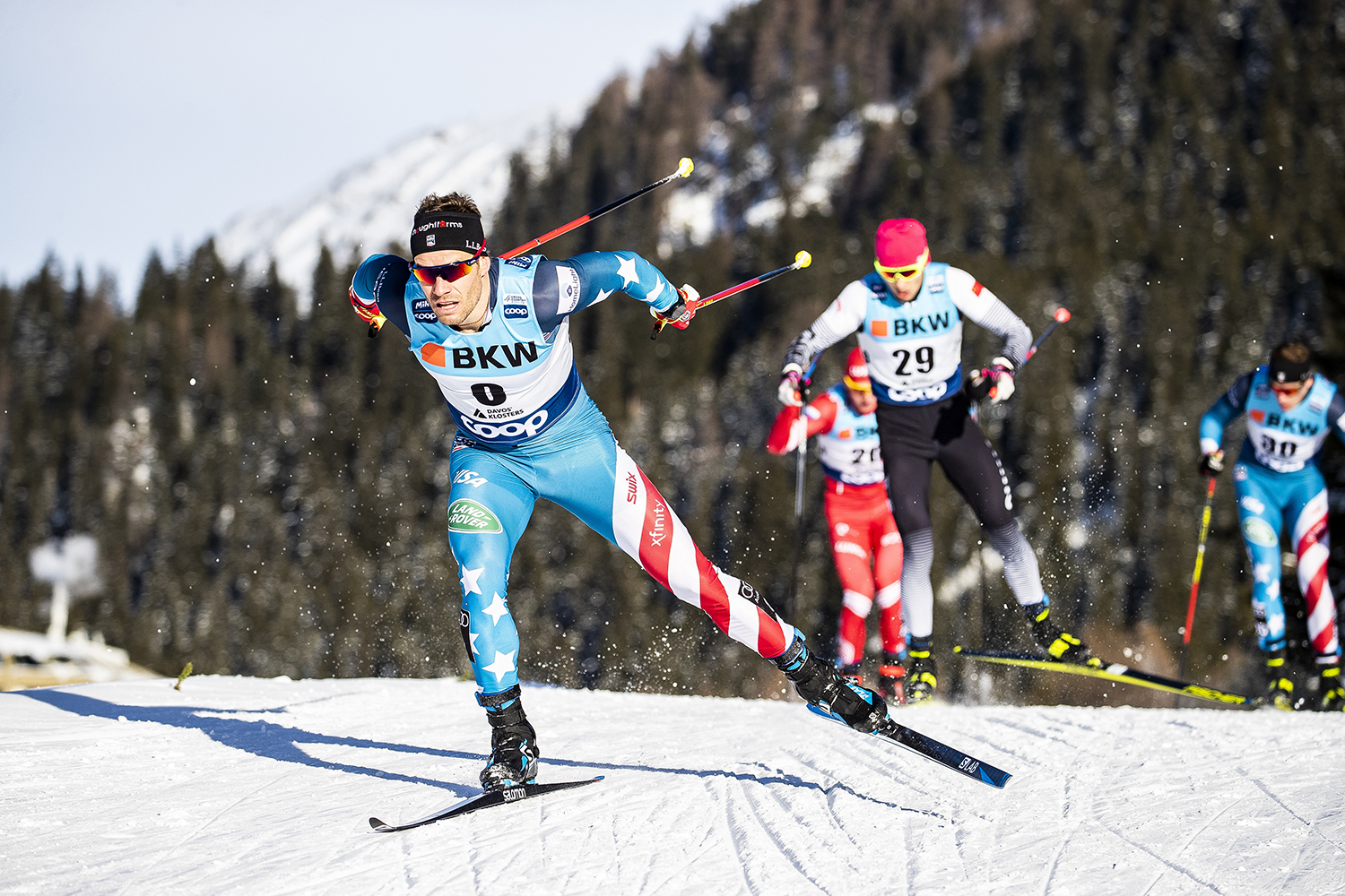 Simi Hamilton finished sixth in Saturday's World Cup Sprint. 