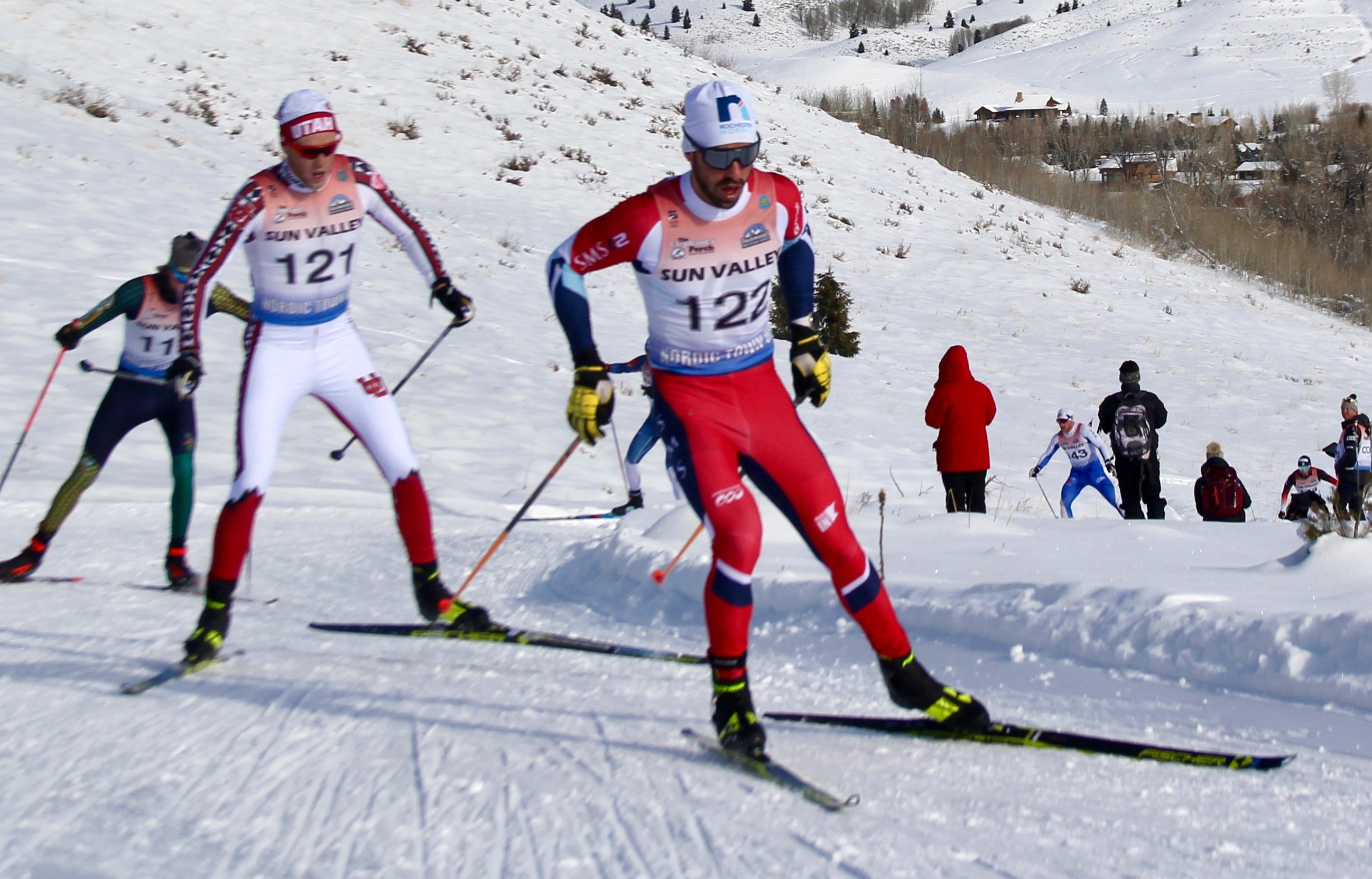 Ian Torchia won the men's 15k freestyle in Sun Valley.